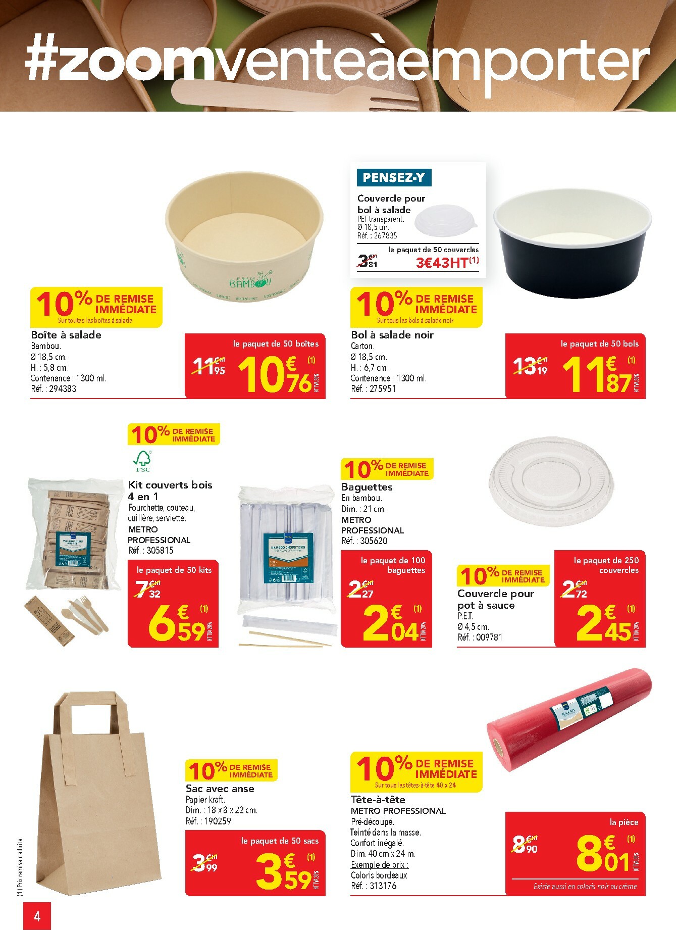 metro - Catalogue Metro - Offres Prix & Promos Equipement valable du 29/01 au 25/02 - page: 4