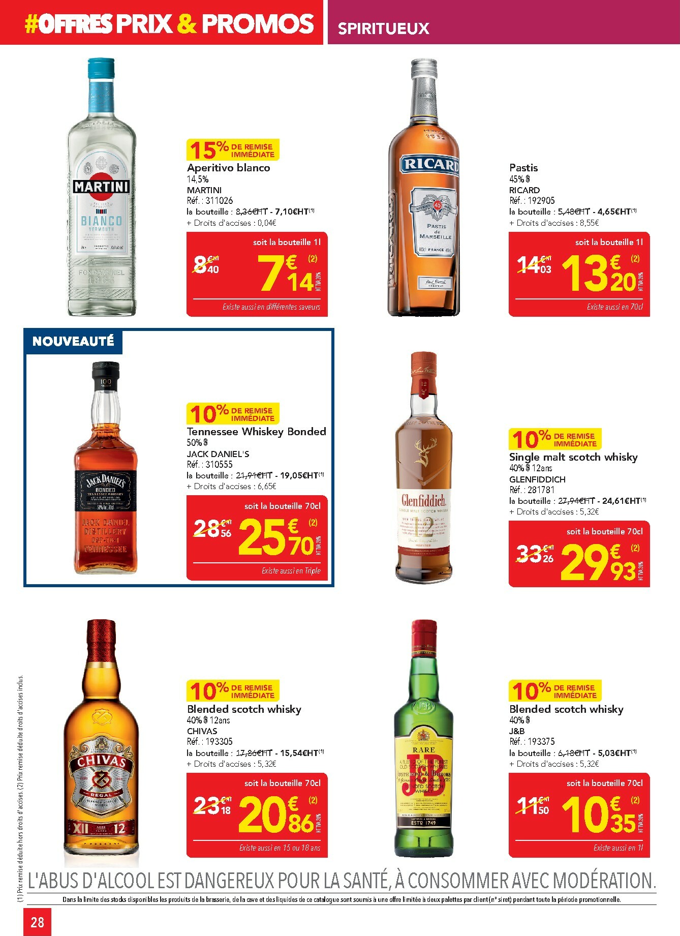 metro - Catalogue Metro - Offres Prix & Promos Restauration valable du 29/01 au 25/02 - page: 28