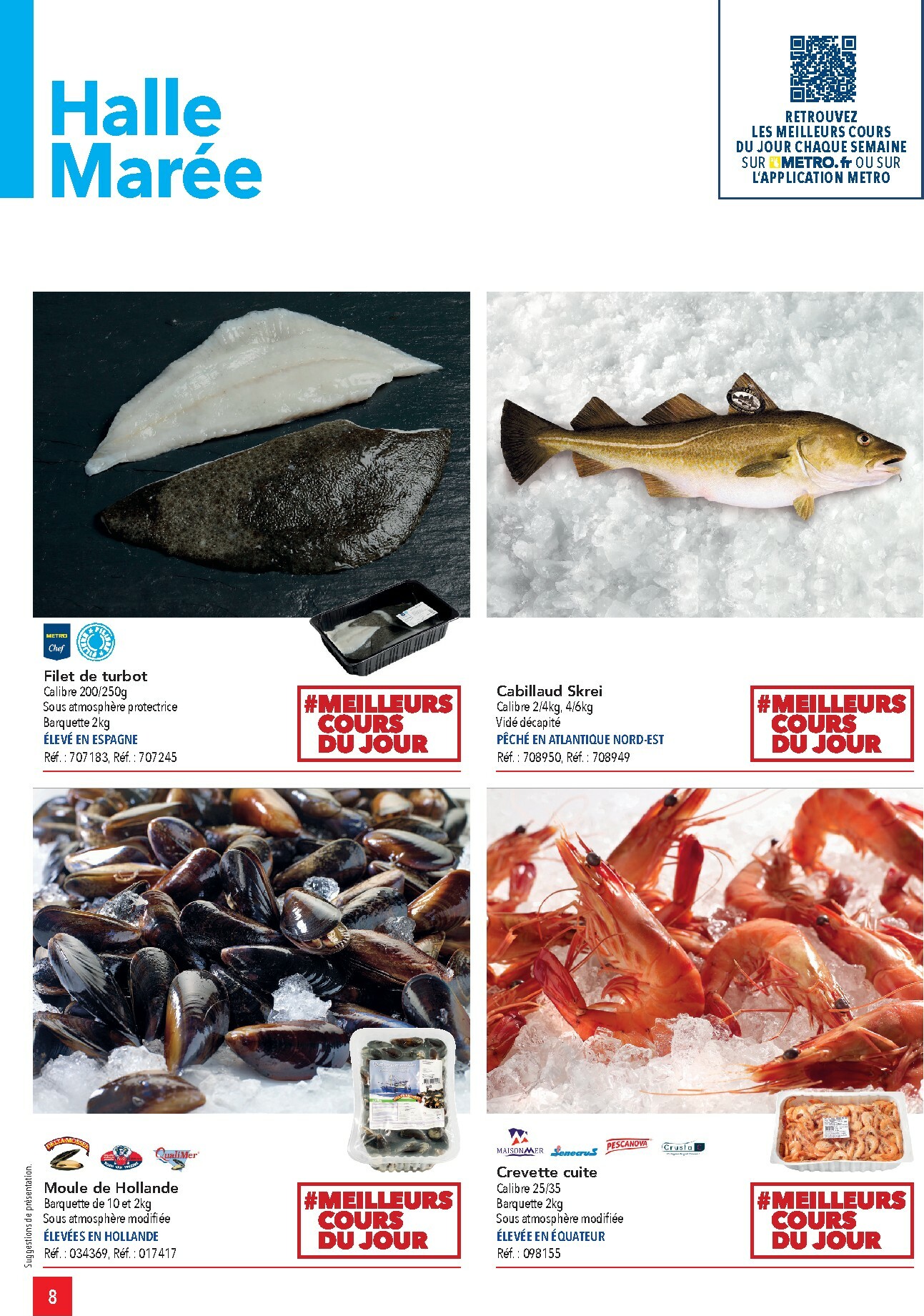 metro - Catalogue Metro - Offres Prix & Promos Restauration valable du 29/01 au 25/02 - page: 8