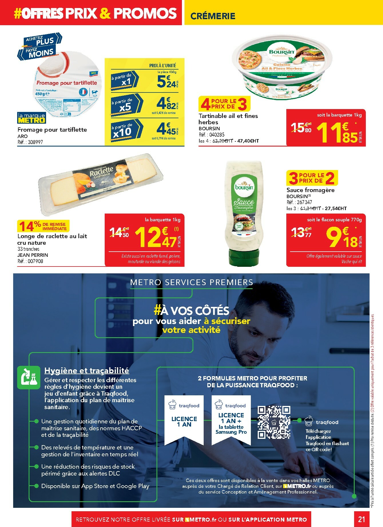 metro - Catalogue Metro - Offres Prix & Promos Restauration valable du 29/01 au 25/02 - page: 21
