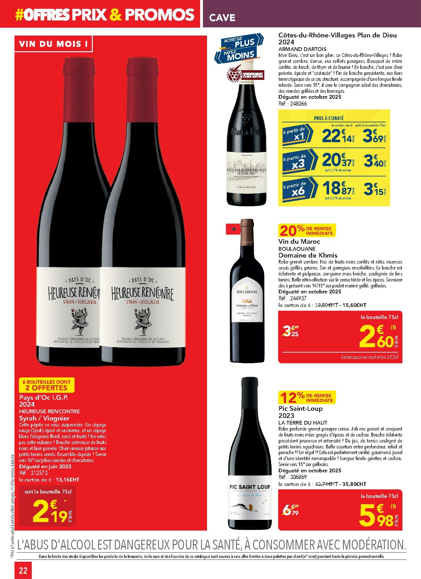 metro - Catalogue Metro - Offres Prix & Promos Restauration valable du 29/01 au 25/02 - page: 22