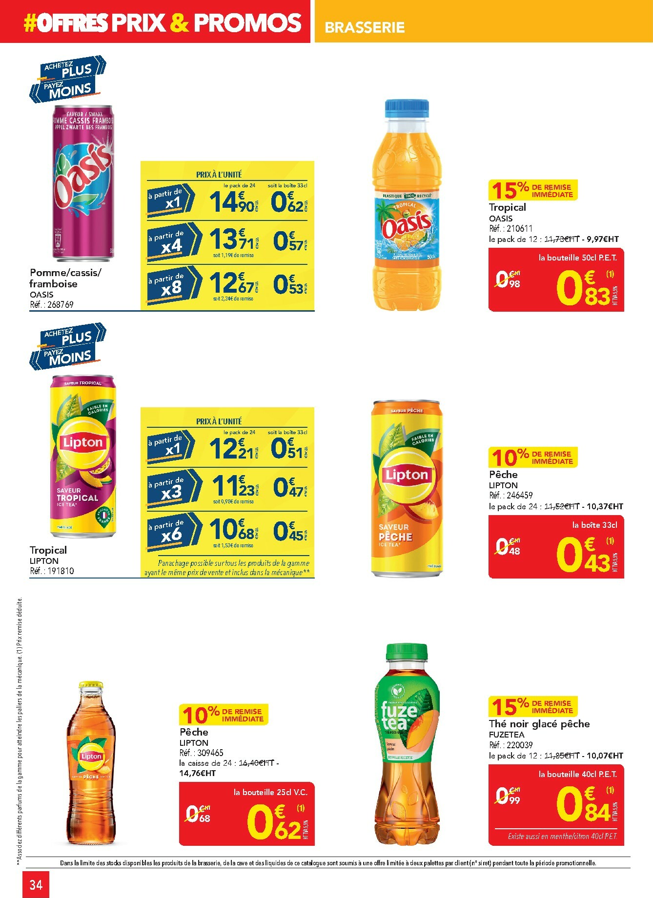 metro - Catalogue Metro - Offres Prix & Promos Restauration valable du 29/01 au 25/02 - page: 34