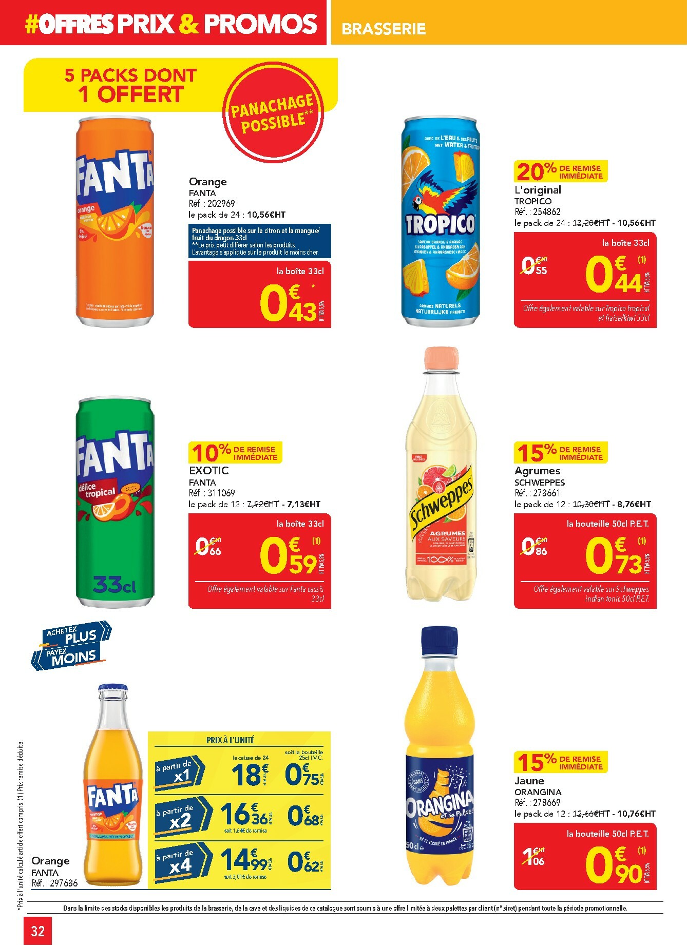 metro - Catalogue Metro - Offres Prix & Promos Restauration valable du 29/01 au 25/02 - page: 32