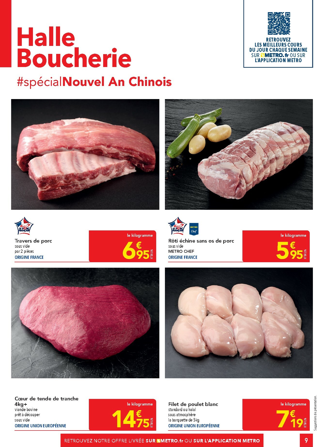 metro - Catalogue Metro - Offres Prix & Promos Restauration valable du 29/01 au 25/02 - page: 9