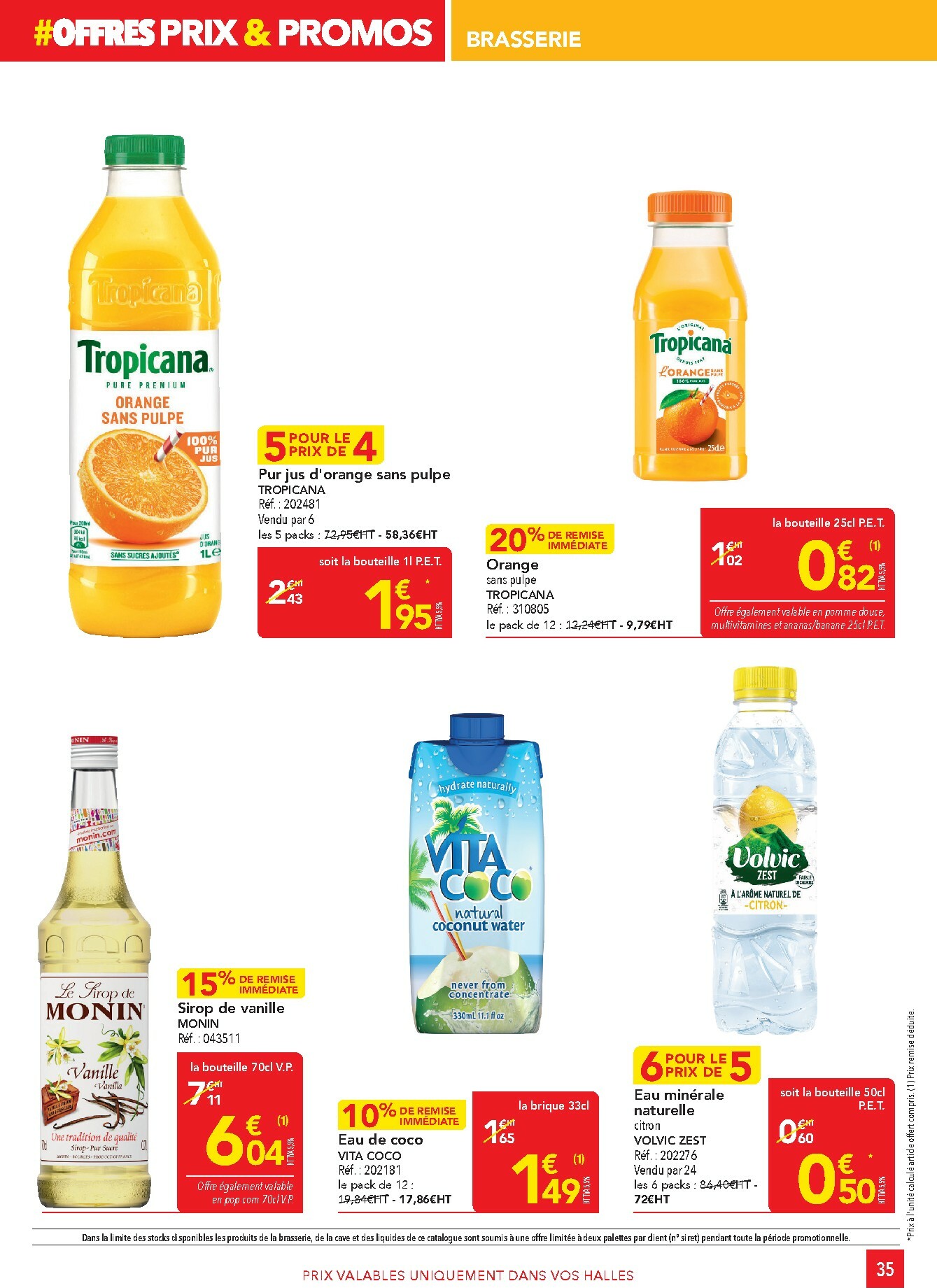 metro - Catalogue Metro - Offres Prix & Promos Restauration valable du 29/01 au 25/02 - page: 35