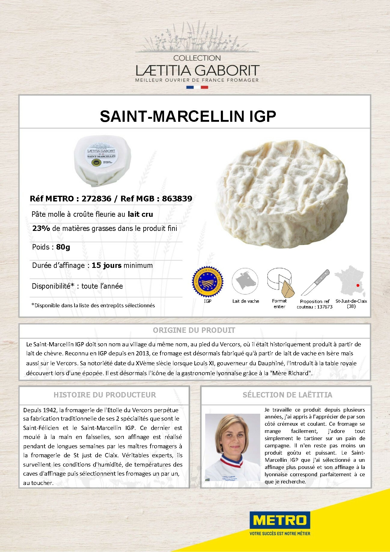 metro - Catalogue Metro - Collection Laetitia Gaborit valable du 01/01/2026 au 31/12/2026 - page: 9