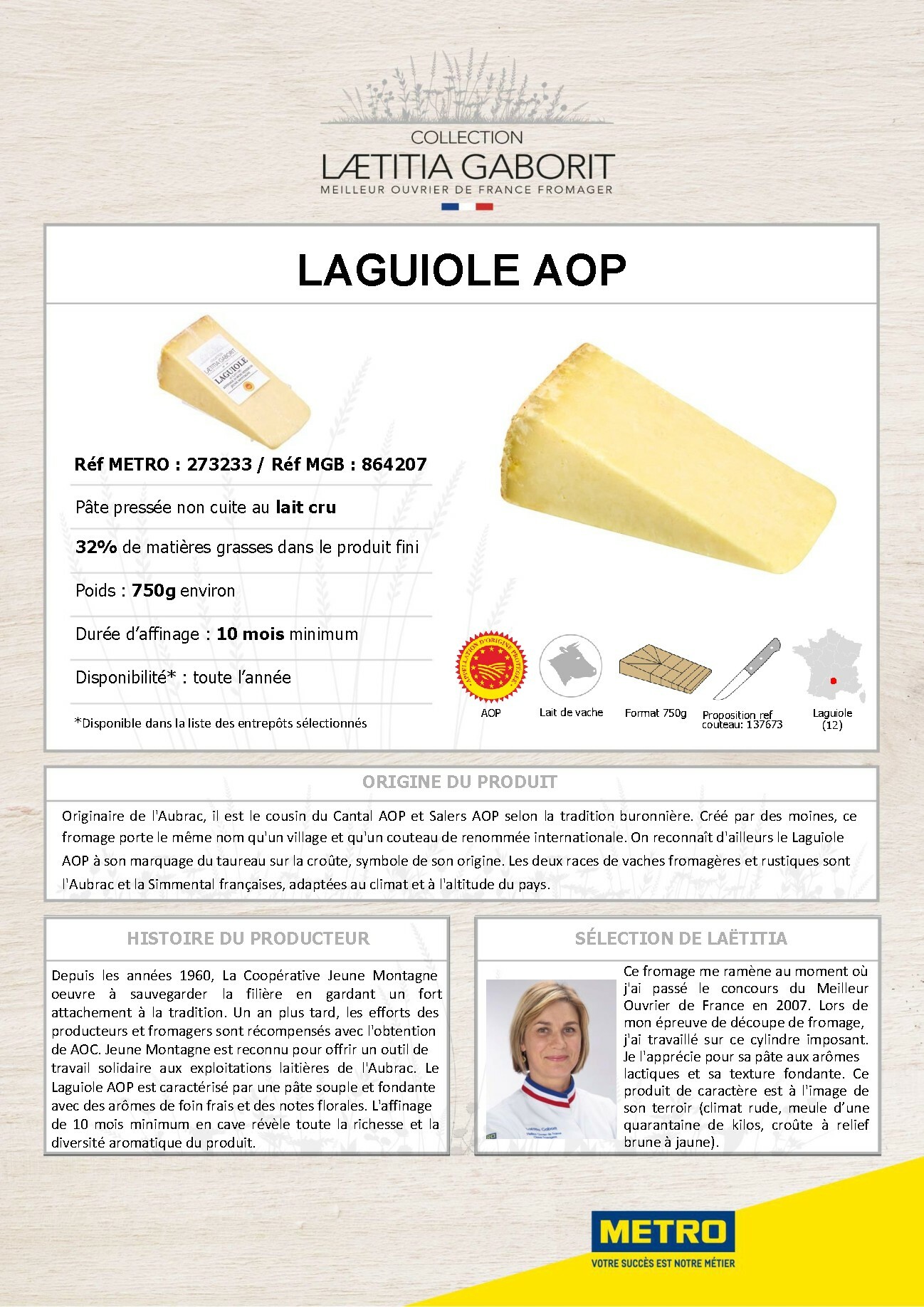 metro - Catalogue Metro - Collection Laetitia Gaborit valable du 01/01/2026 au 31/12/2026 - page: 8