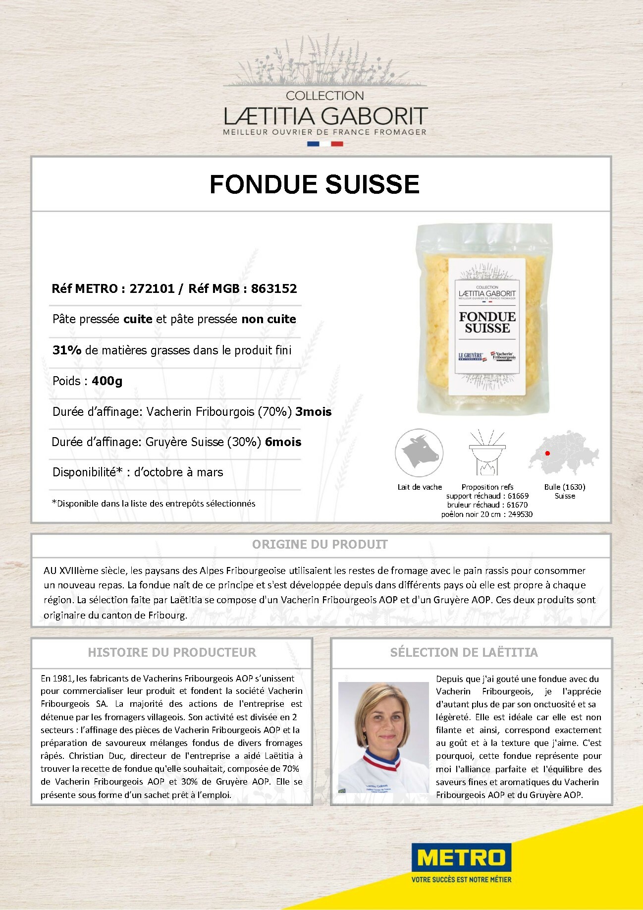 metro - Catalogue Metro - Collection Laetitia Gaborit valable du 01/01/2026 au 31/12/2026 - page: 13