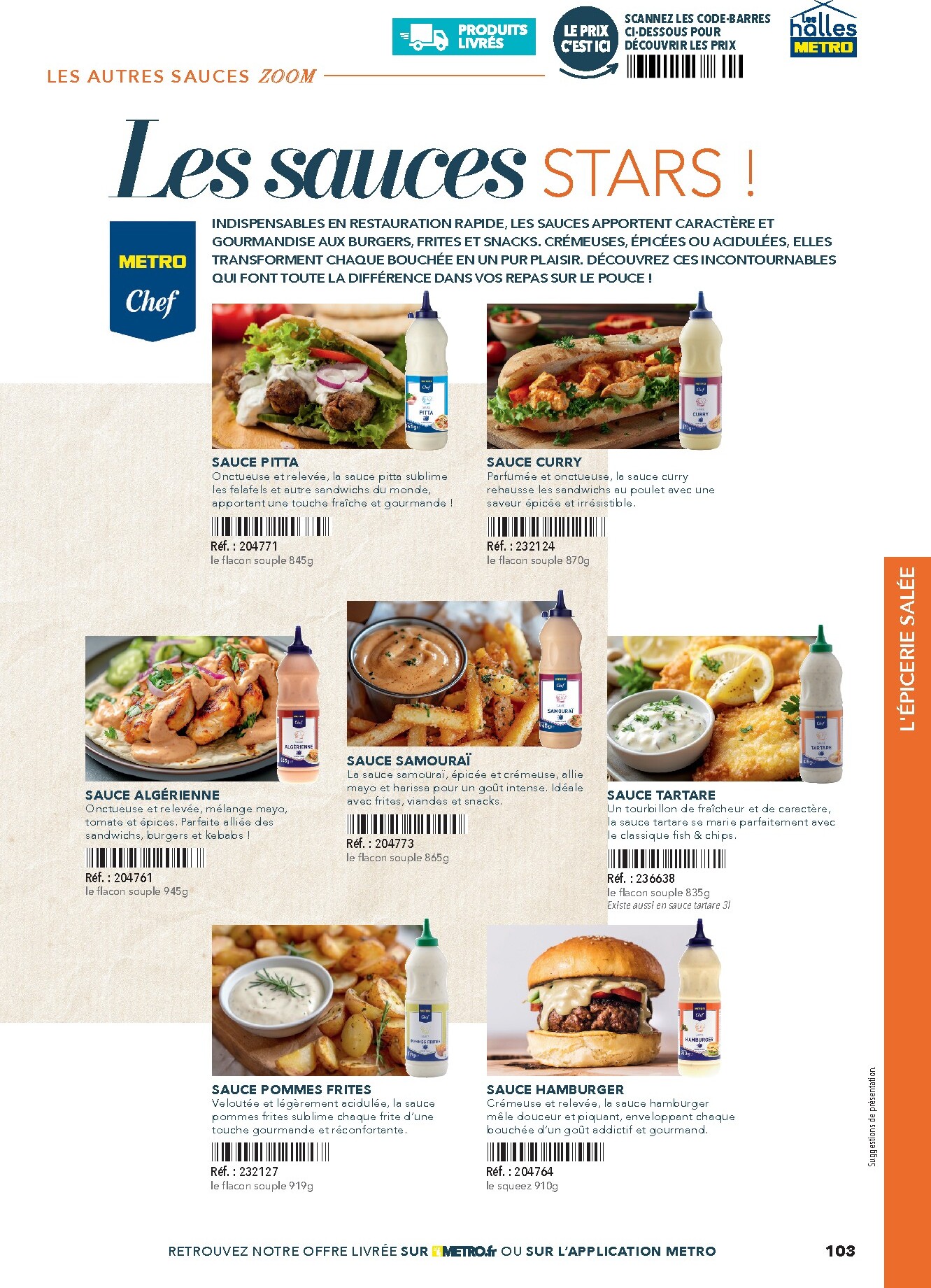 metro - Catalogue Metro - #Restauration rapide valable du 01/02/2026 au 30/06/2026 - page: 103