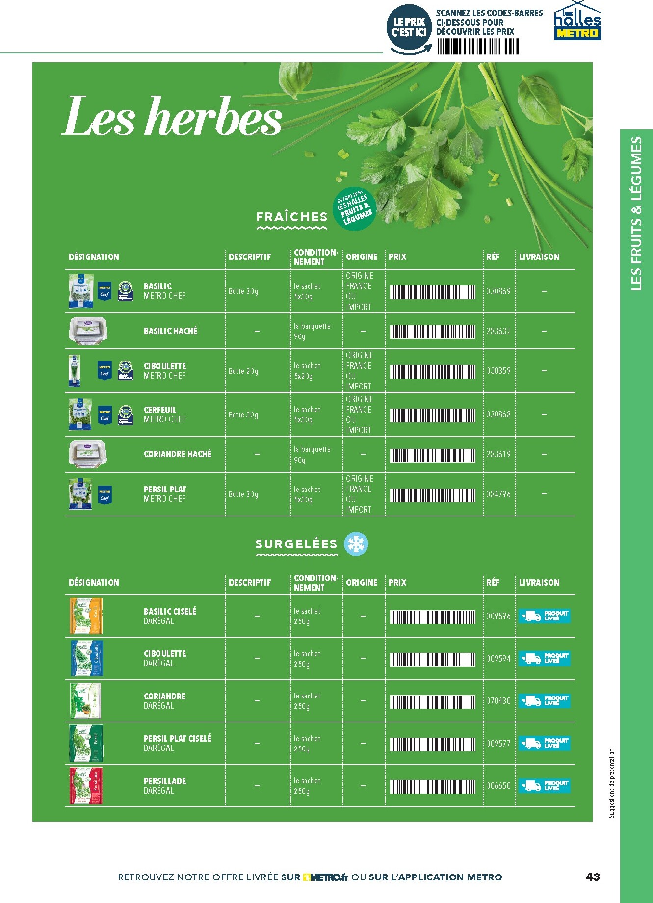 metro - Catalogue Metro - #Restauration rapide valable du 01/02/2026 au 30/06/2026 - page: 43