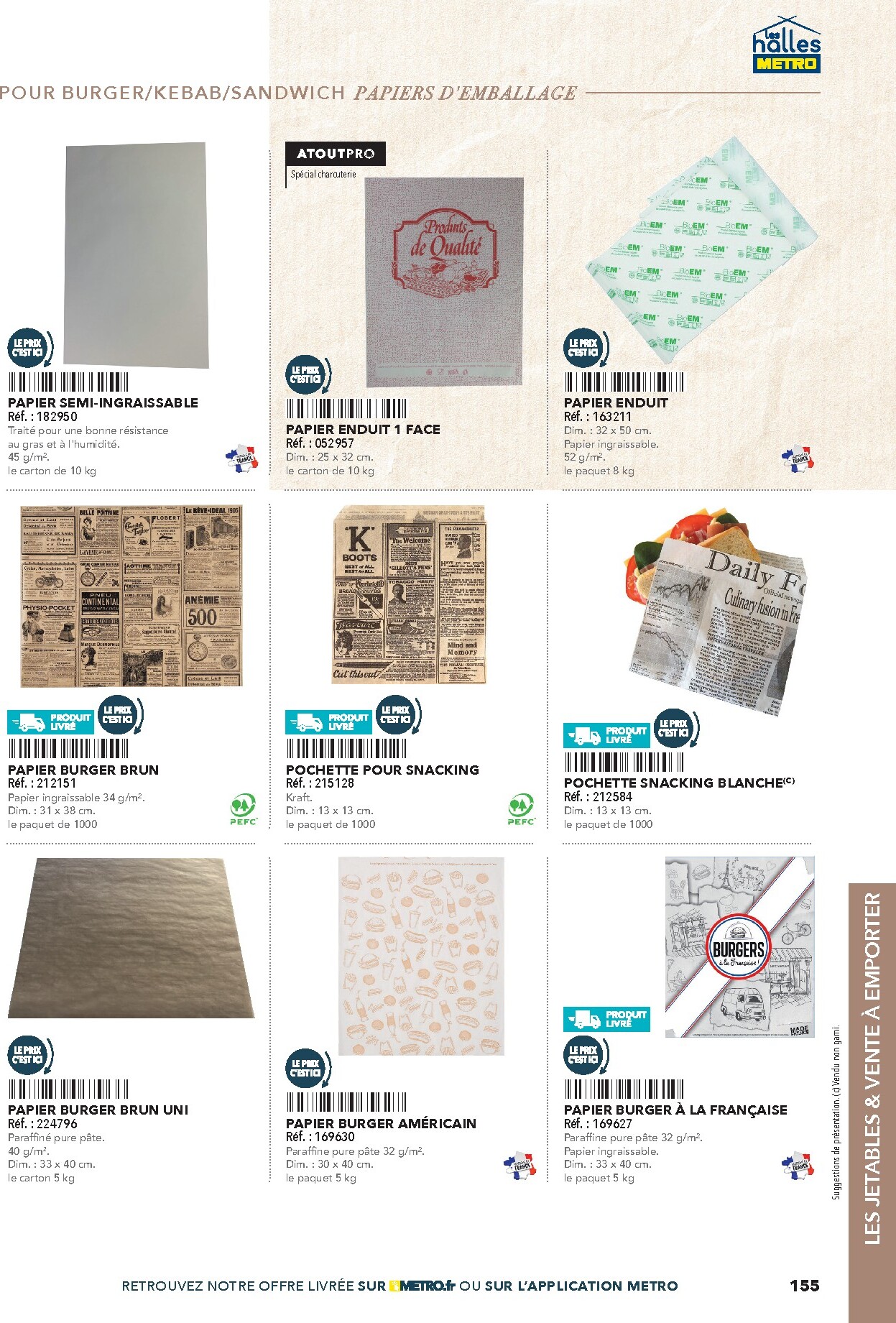 metro - Catalogue Metro - #Restauration rapide valable du 01/02/2026 au 30/06/2026 - page: 155