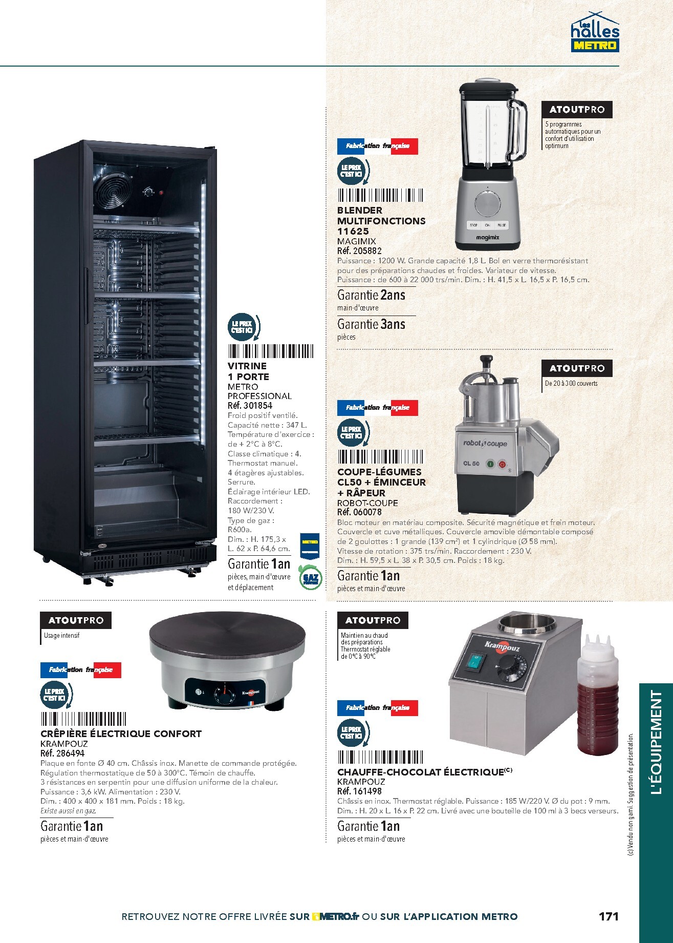 metro - Catalogue Metro - #Restauration rapide valable du 01/02/2026 au 30/06/2026 - page: 171