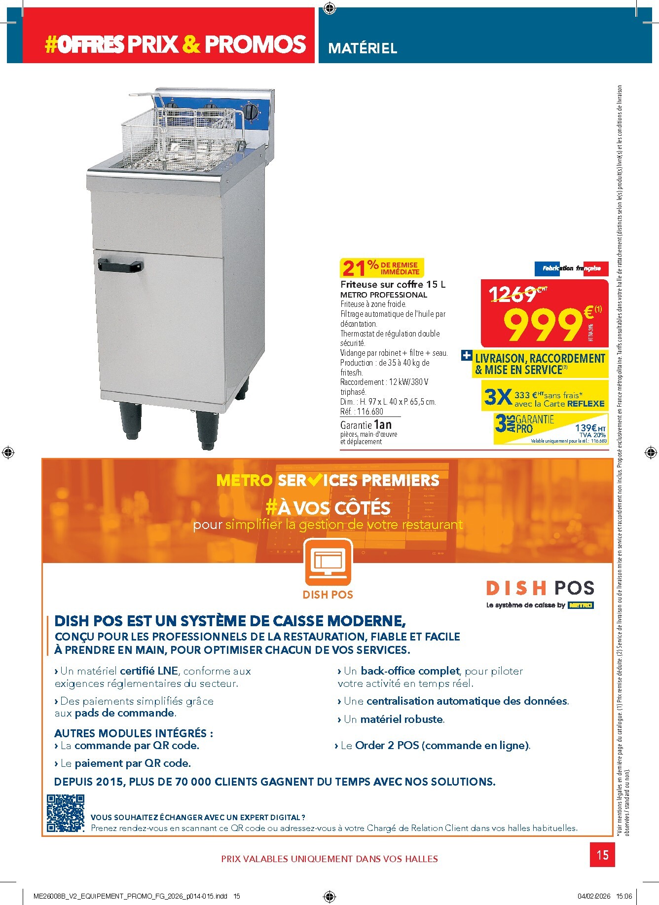 metro - Catalogue Metro - Offres Prix & Promos Equipement valable du 26/02/2026 au 25/03/2026 - page: 15