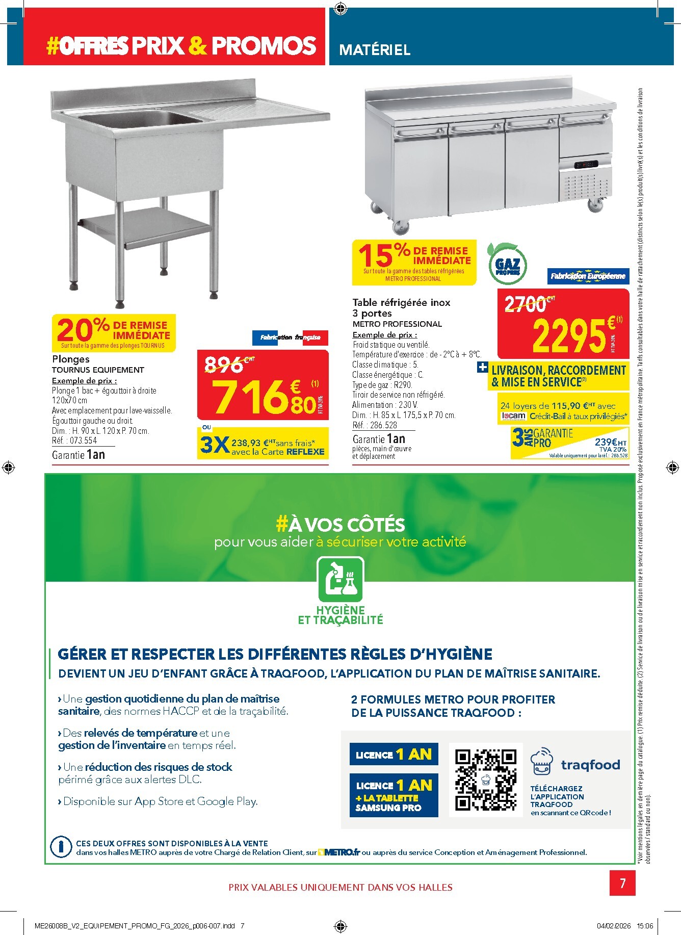 metro - Catalogue Metro - Offres Prix & Promos Equipement valable du 26/02/2026 au 25/03/2026 - page: 7