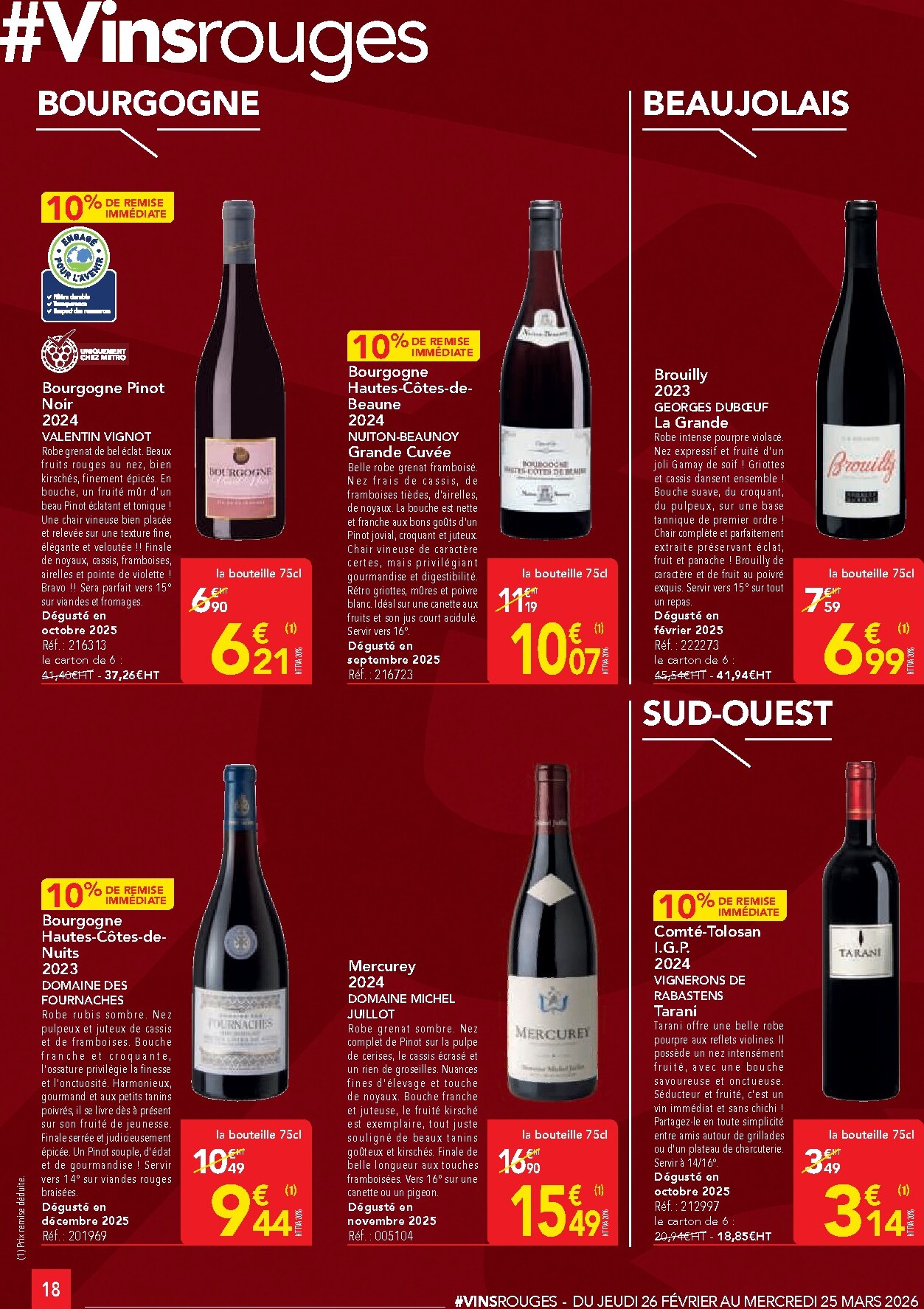 metro - Catalogue Metro - Offres Prix & Promos Restauration valable du 26/02/2026 au 25/03/2026 - page: 18