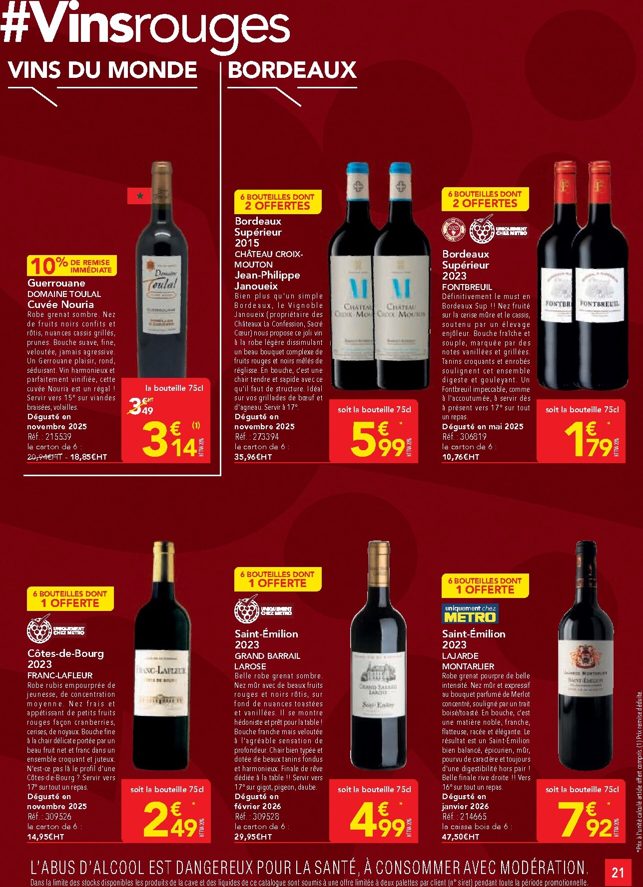 metro - Catalogue Metro - Offres Prix & Promos Restauration valable du 26/02/2026 au 25/03/2026 - page: 21