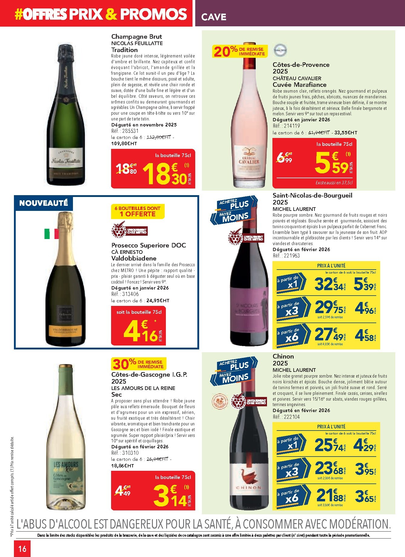 metro - Catalogue Metro - Offres Prix & Promos Restauration valable du 26/02/2026 au 25/03/2026 - page: 16
