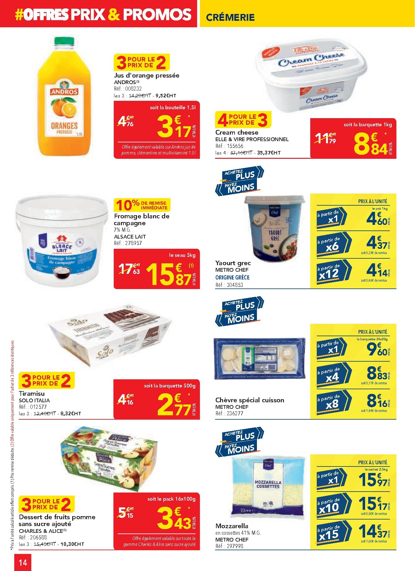 metro - Catalogue Metro - Offres Prix & Promos Restauration valable du 26/02/2026 au 25/03/2026 - page: 14