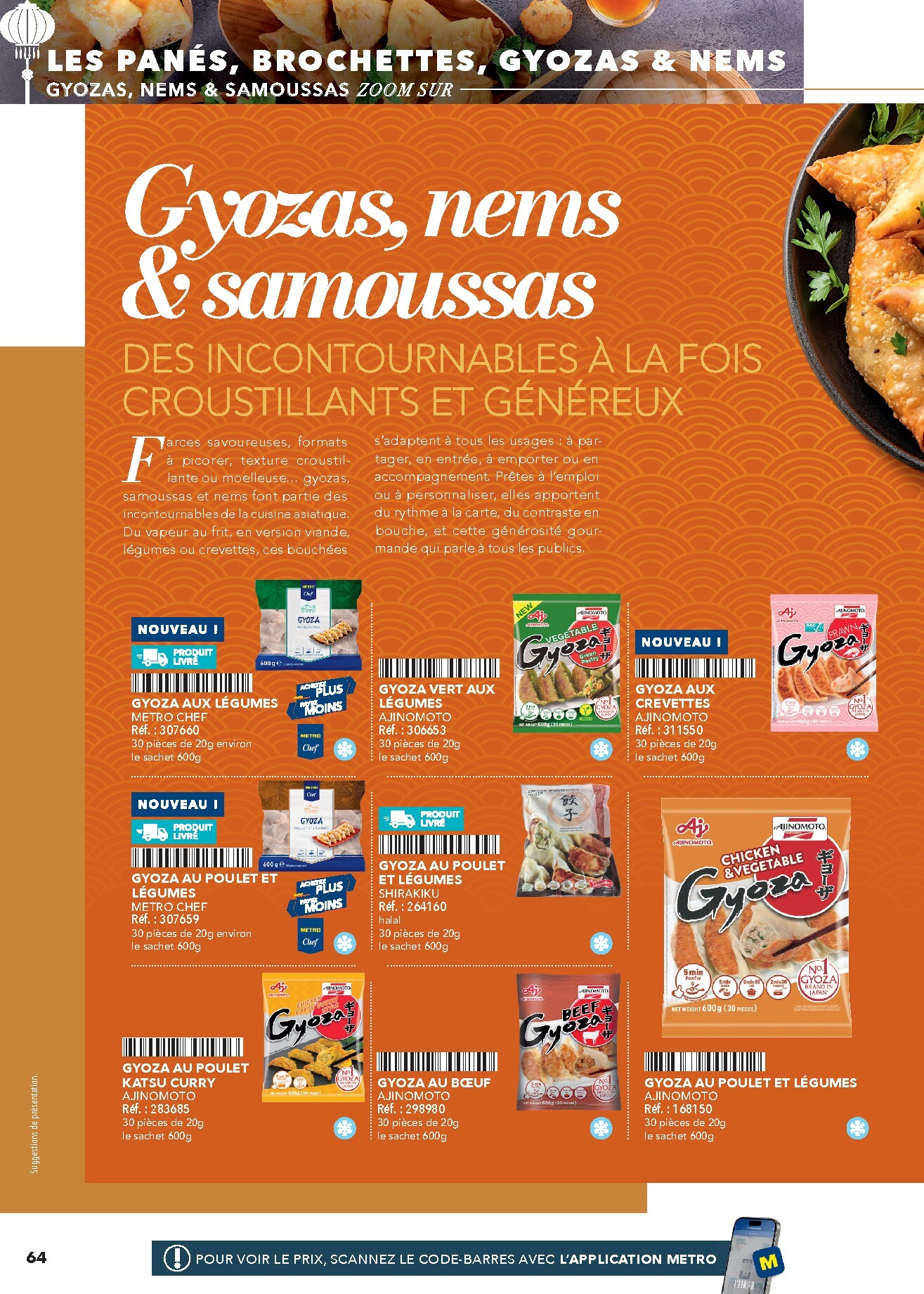 metro - Current Metro - #Restauration asiatique leaflet valid from du mercredi 08/04/2026 to de jeudi 31/12/2026 - page: 64