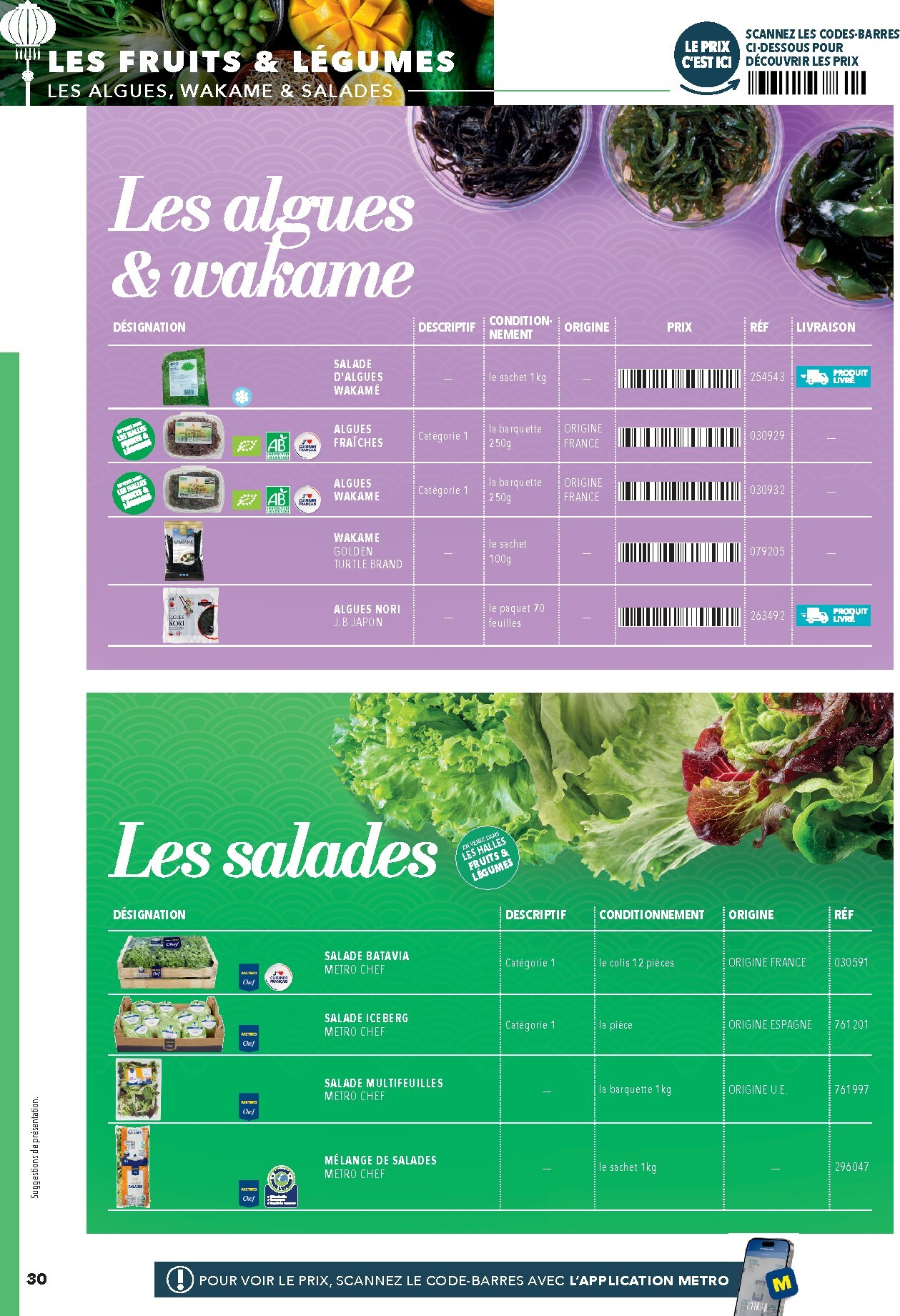 metro - Current Metro - #Restauration asiatique leaflet valid from du mercredi 08/04/2026 to de jeudi 31/12/2026 - page: 30