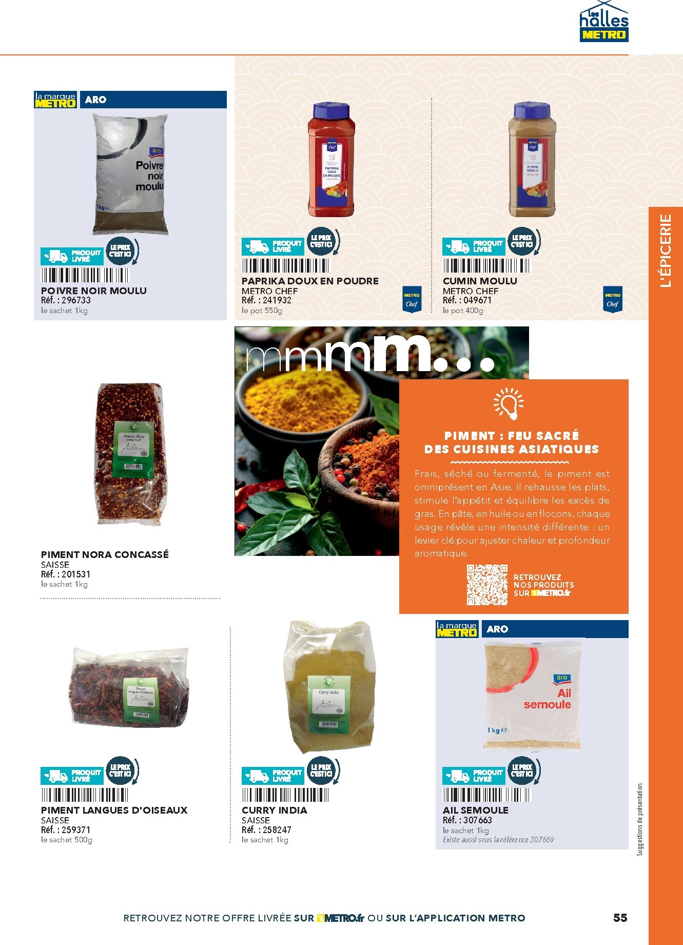 metro - Current Metro - #Restauration asiatique leaflet valid from du mercredi 08/04/2026 to de jeudi 31/12/2026 - page: 55