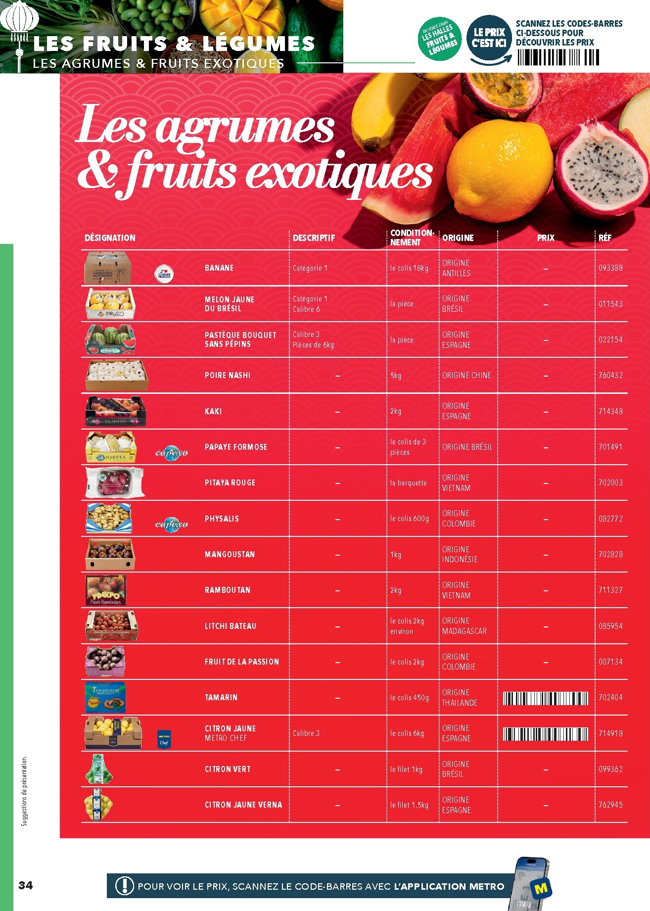 metro - Current Metro - #Restauration asiatique leaflet valid from du mercredi 08/04/2026 to de jeudi 31/12/2026 - page: 34