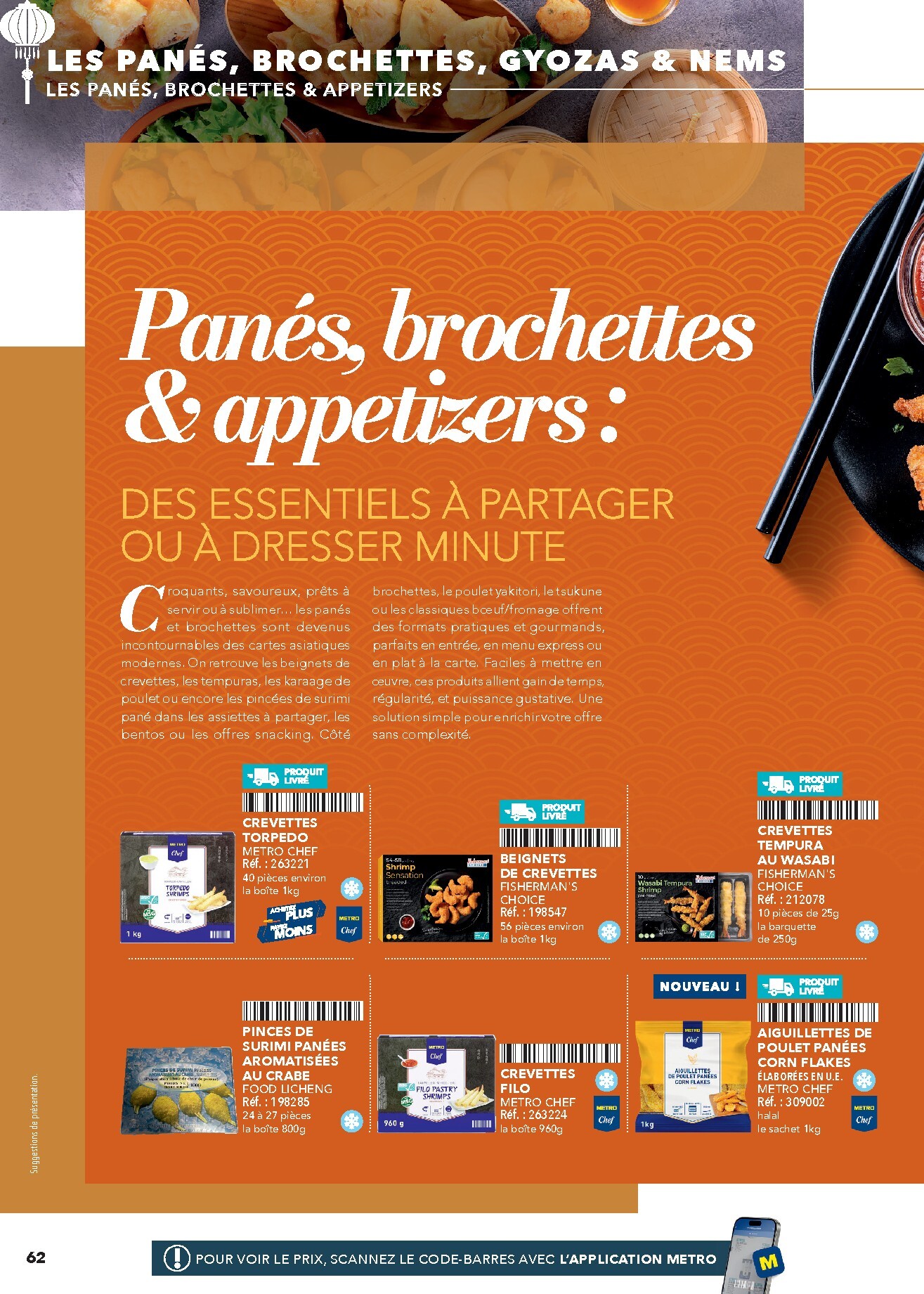 metro - Current Metro - #Restauration asiatique leaflet valid from du mercredi 08/04/2026 to de jeudi 31/12/2026 - page: 62