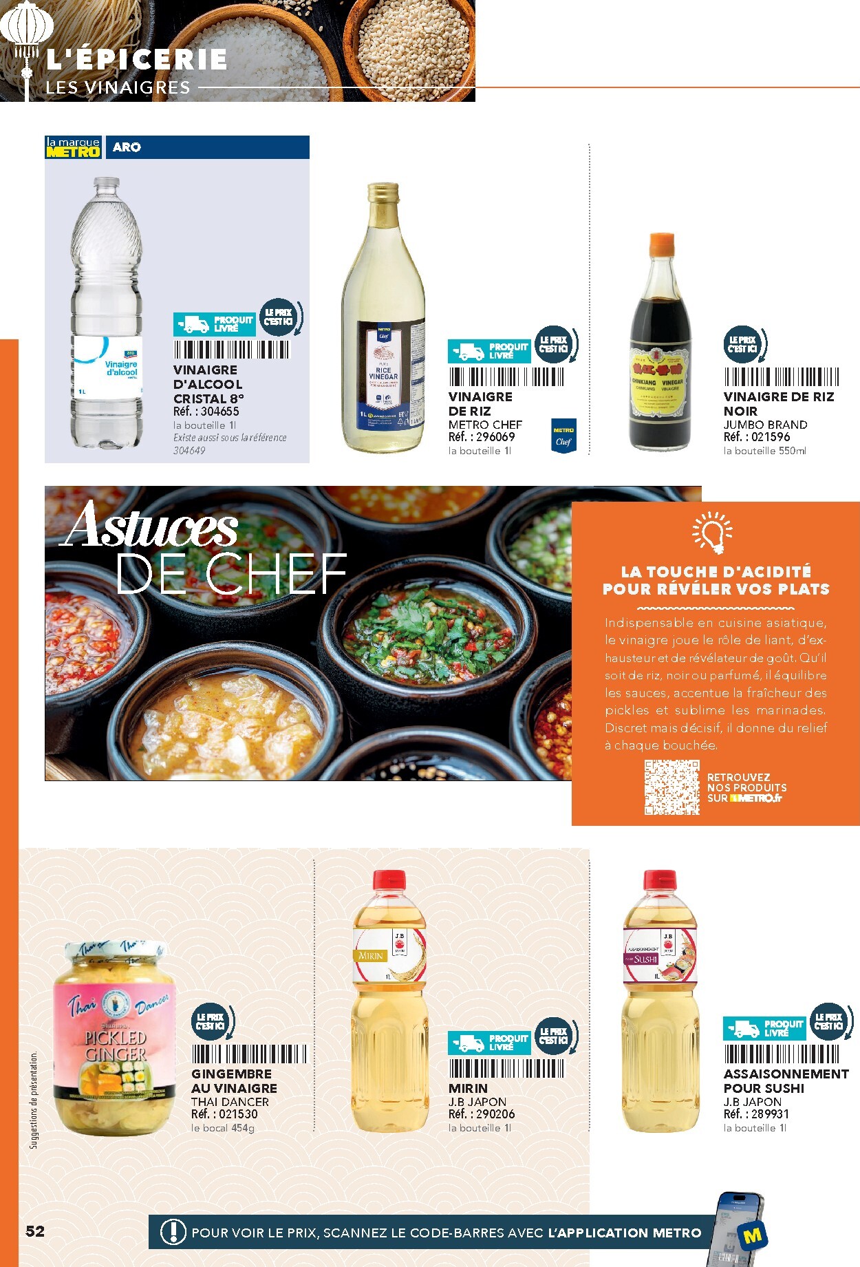 metro - Current Metro - #Restauration asiatique leaflet valid from du mercredi 08/04/2026 to de jeudi 31/12/2026 - page: 52