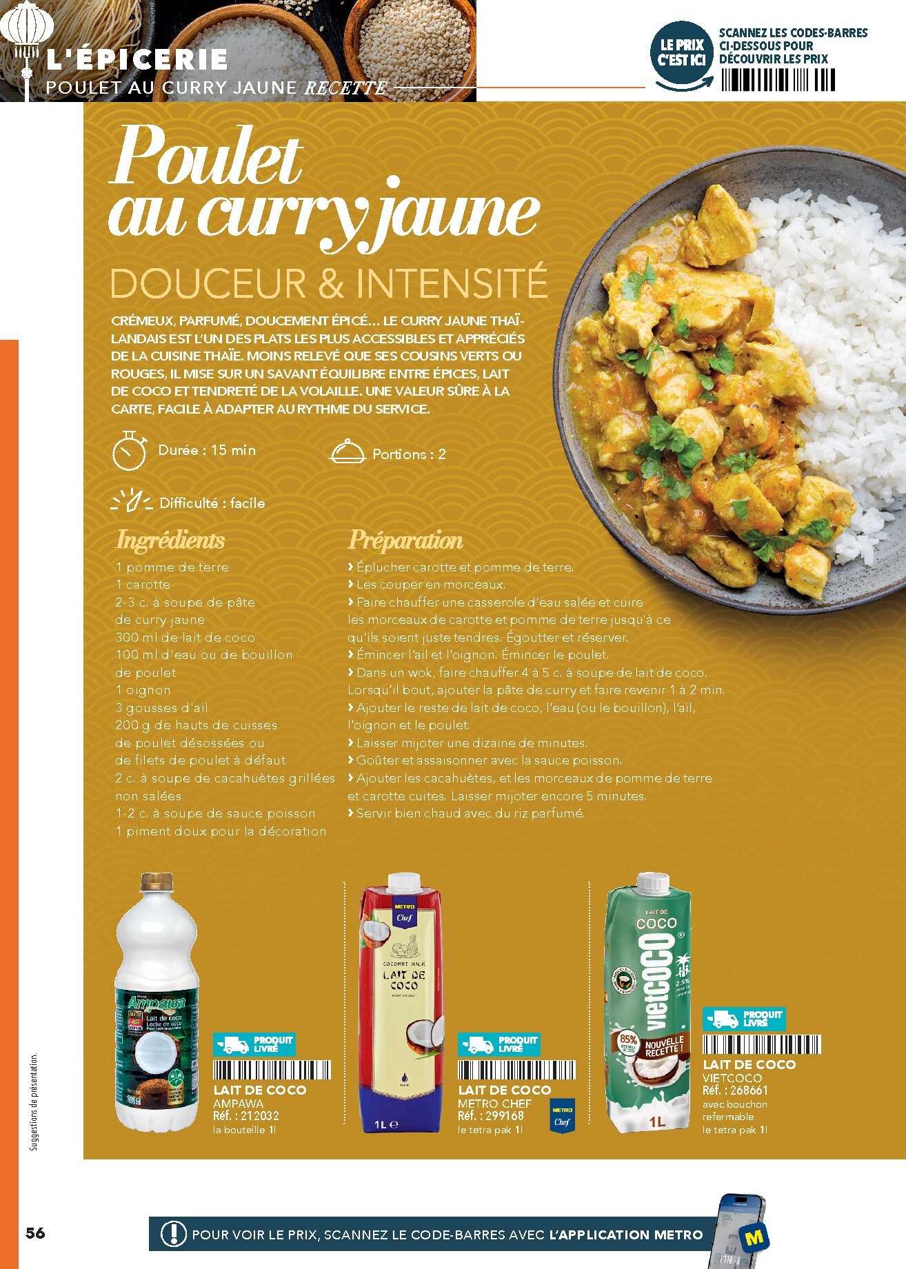metro - Current Metro - #Restauration asiatique leaflet valid from du mercredi 08/04/2026 to de jeudi 31/12/2026 - page: 56