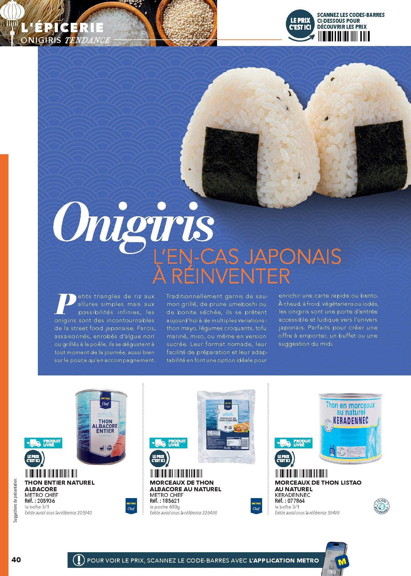 metro - Current Metro - #Restauration asiatique leaflet valid from du mercredi 08/04/2026 to de jeudi 31/12/2026 - page: 40