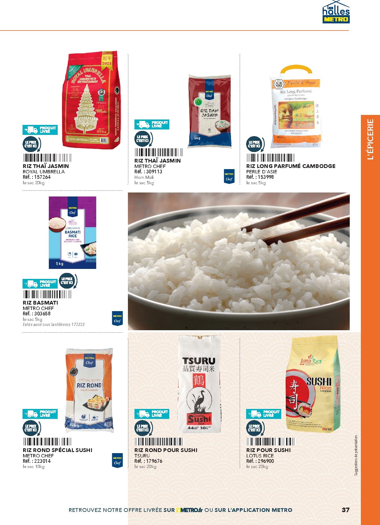 metro - Current Metro - #Restauration asiatique leaflet valid from du mercredi 08/04/2026 to de jeudi 31/12/2026 - page: 37