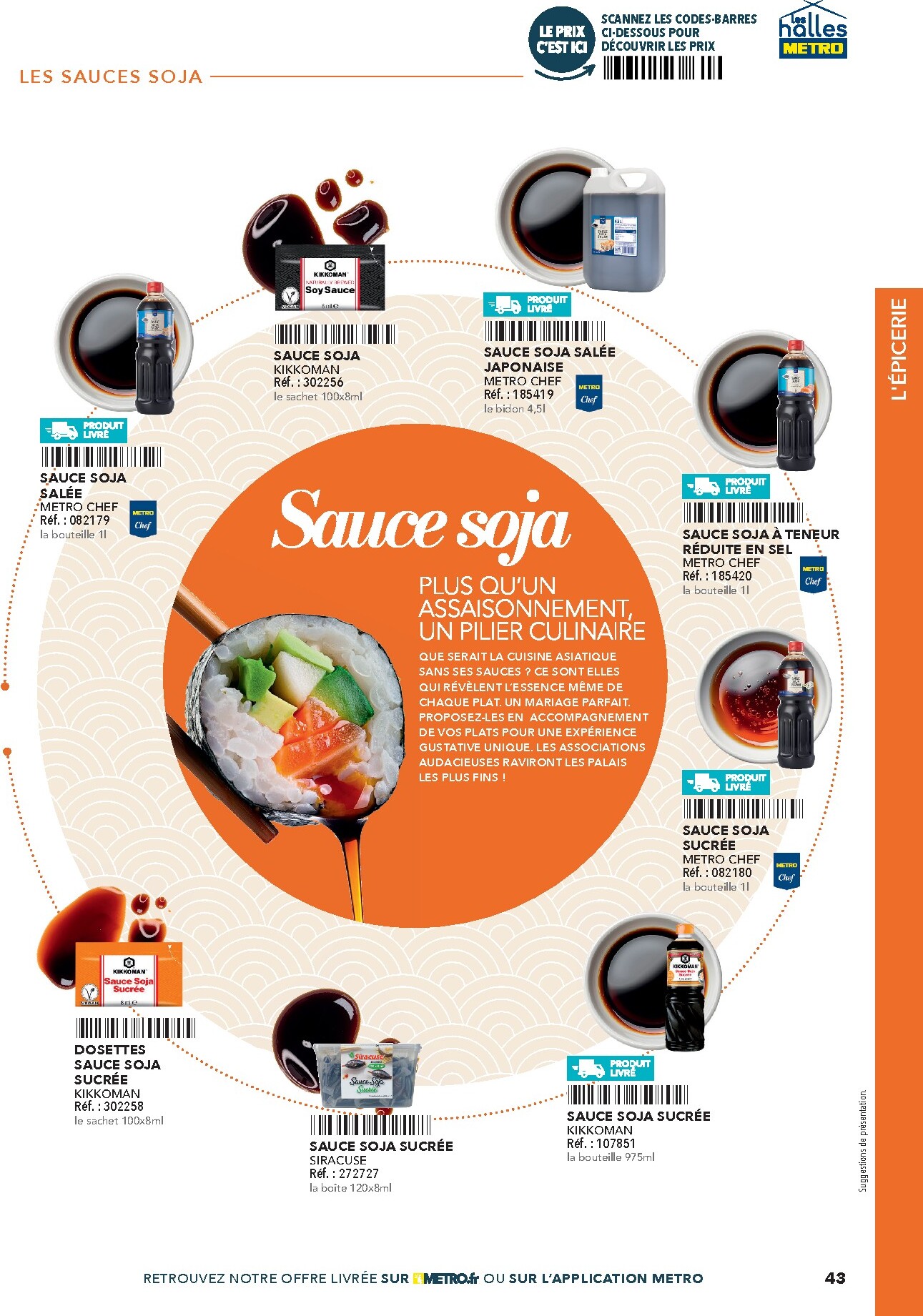 metro - Current Metro - #Restauration asiatique leaflet valid from du mercredi 08/04/2026 to de jeudi 31/12/2026 - page: 43