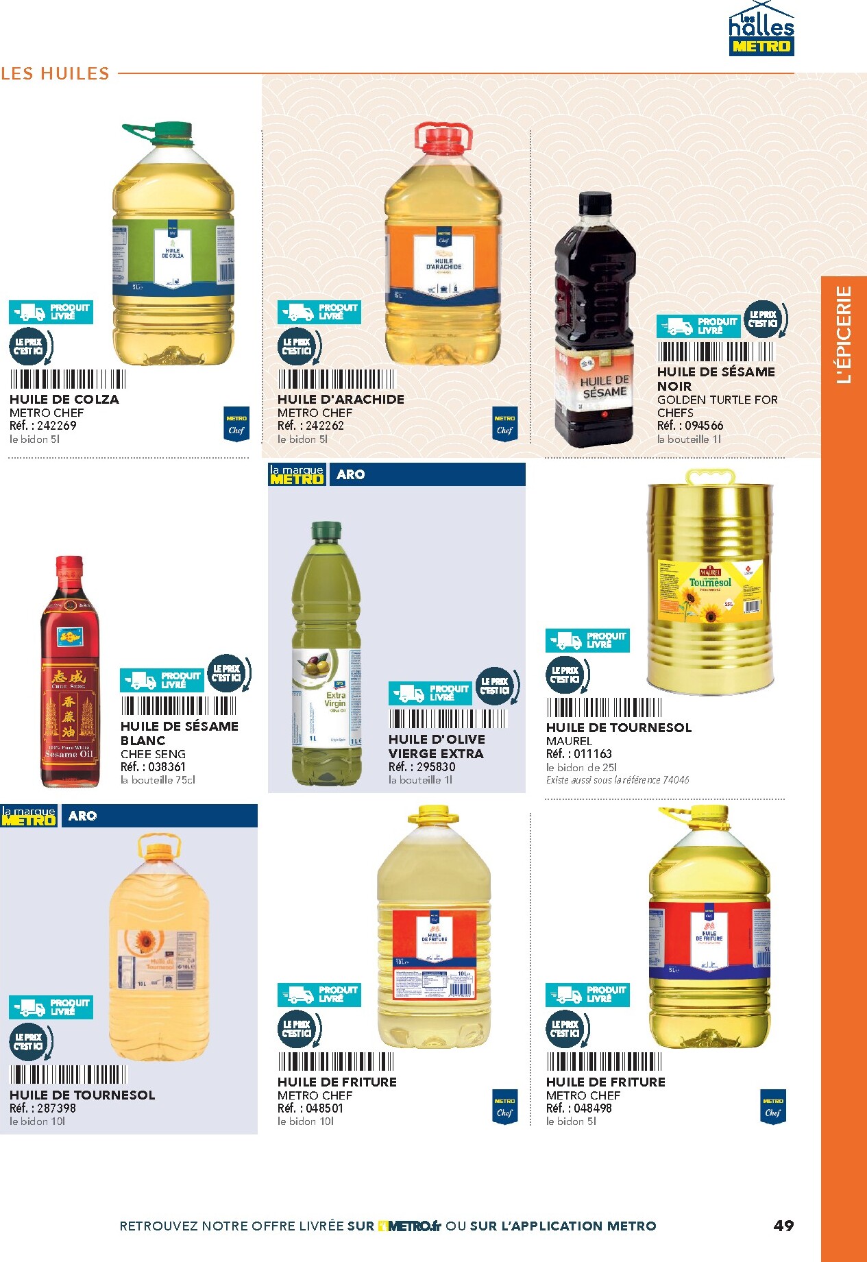 metro - Current Metro - #Restauration asiatique leaflet valid from du mercredi 08/04/2026 to de jeudi 31/12/2026 - page: 49