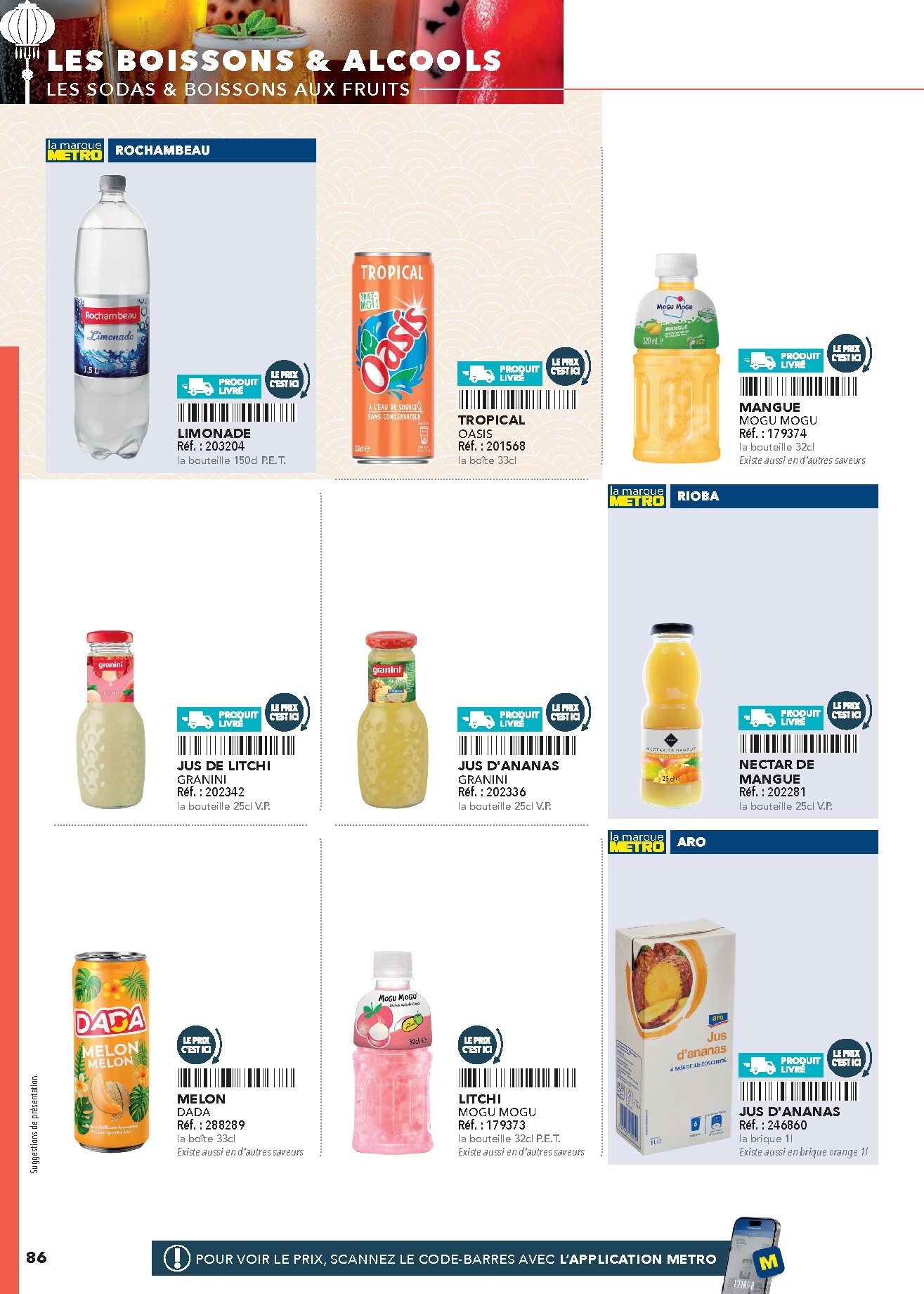 metro - Current Metro - #Restauration asiatique leaflet valid from du mercredi 08/04/2026 to de jeudi 31/12/2026 - page: 86