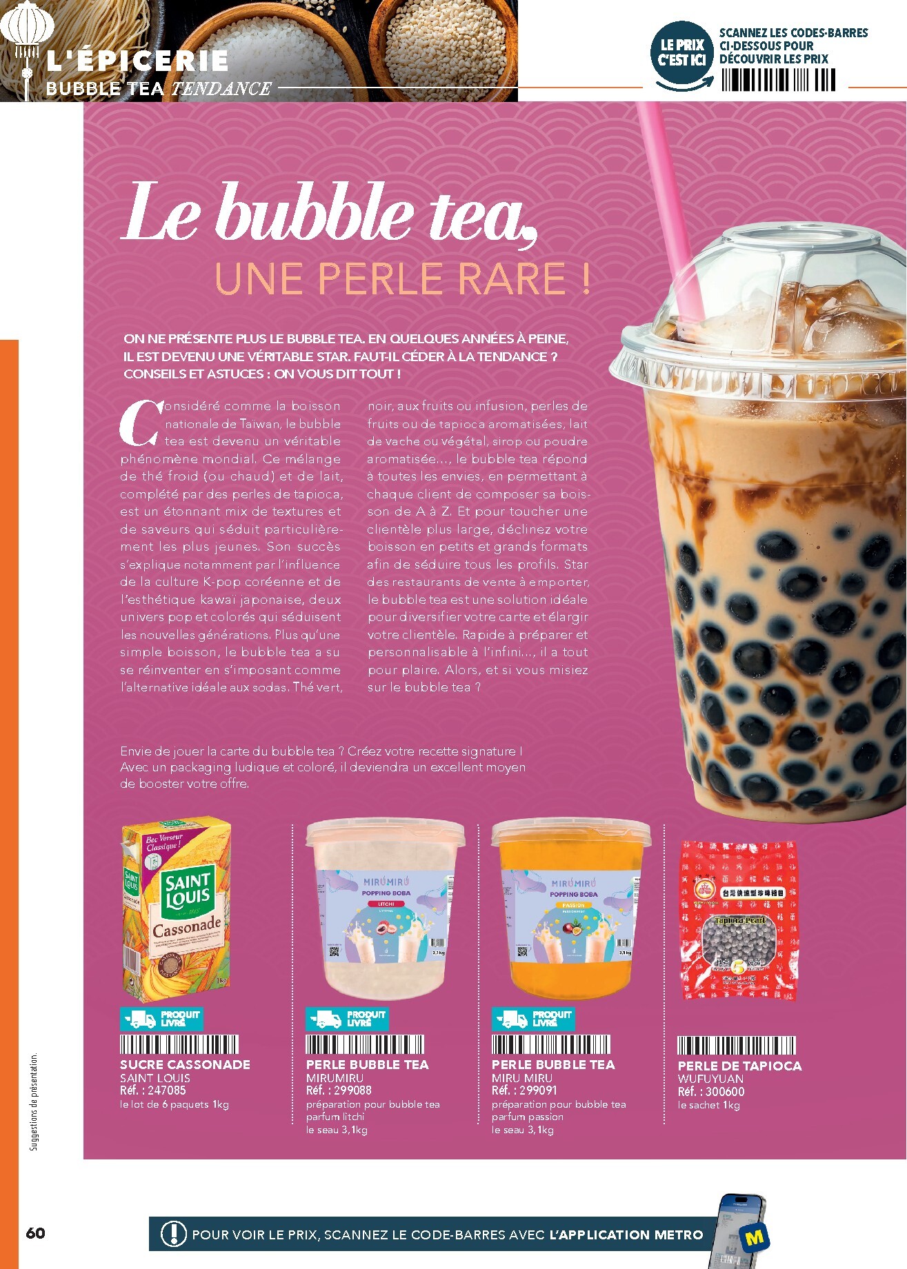 metro - Current Metro - #Restauration asiatique leaflet valid from du mercredi 08/04/2026 to de jeudi 31/12/2026 - page: 60