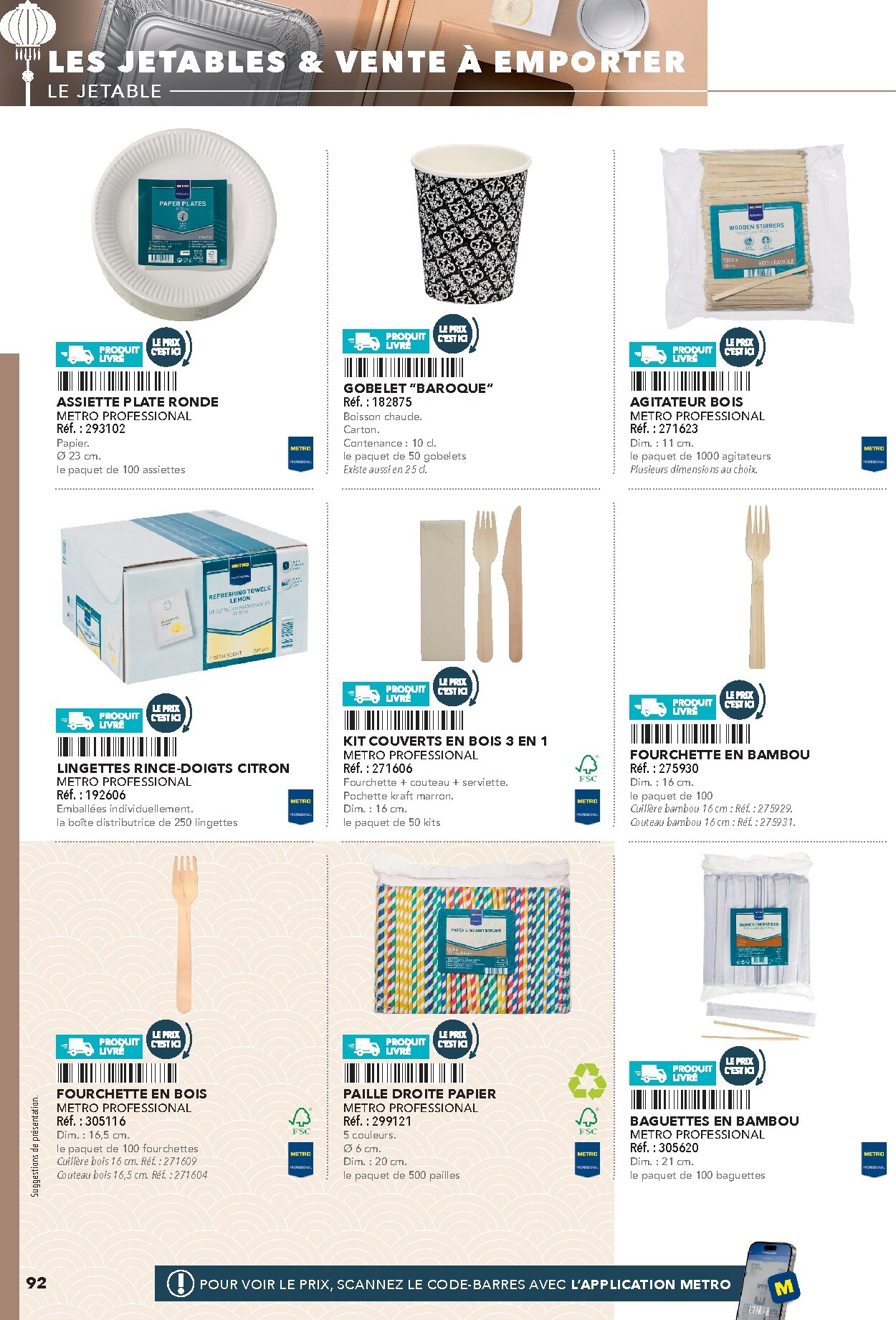metro - Current Metro - #Restauration asiatique leaflet valid from du mercredi 08/04/2026 to de jeudi 31/12/2026 - page: 92