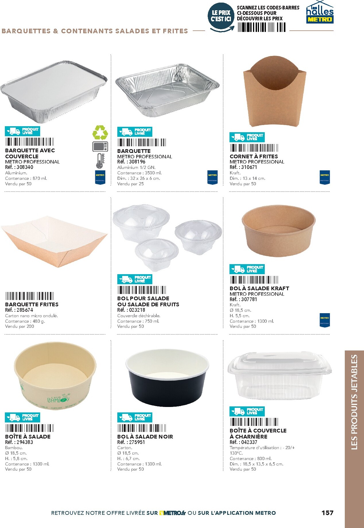 metro - Current Metro - #Restauration rapide leaflet valid from de jeudi 16/04/2026 to de jeudi 31/12/2026 - page: 157
