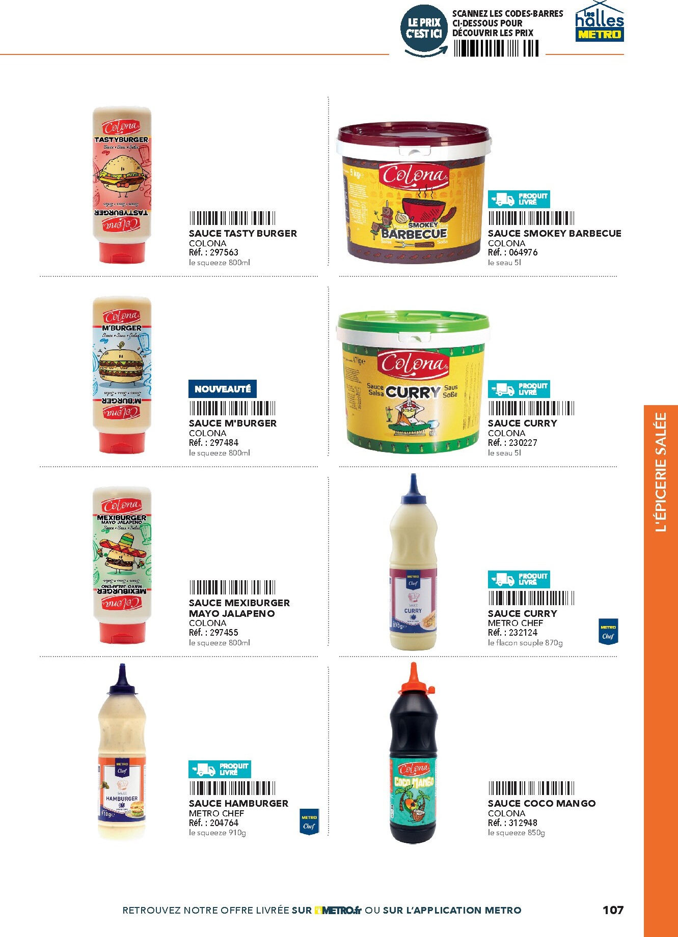 metro - Current Metro - #Restauration rapide leaflet valid from de jeudi 16/04/2026 to de jeudi 31/12/2026 - page: 107