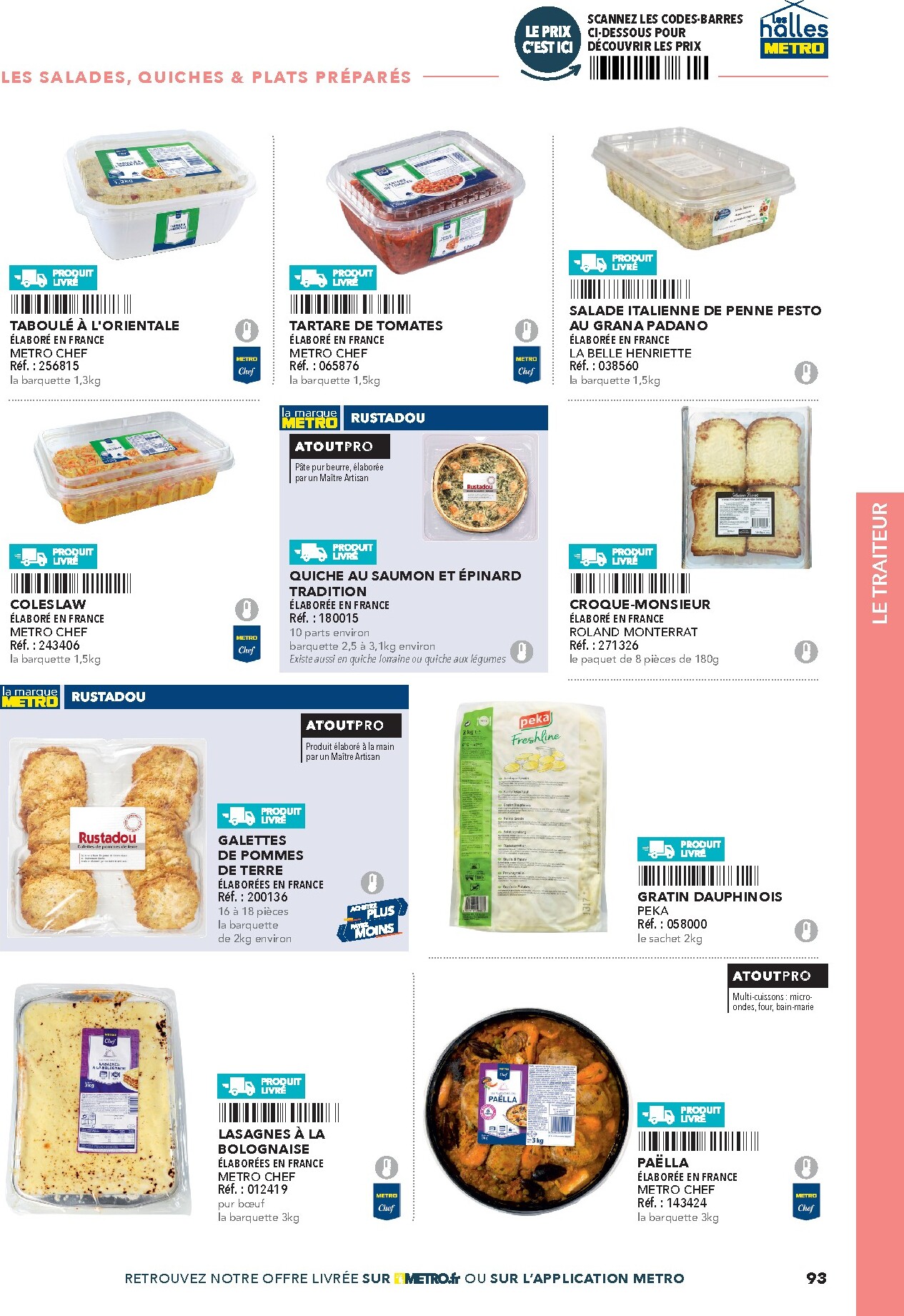 metro - Current Metro - #Restauration rapide leaflet valid from de jeudi 16/04/2026 to de jeudi 31/12/2026 - page: 93