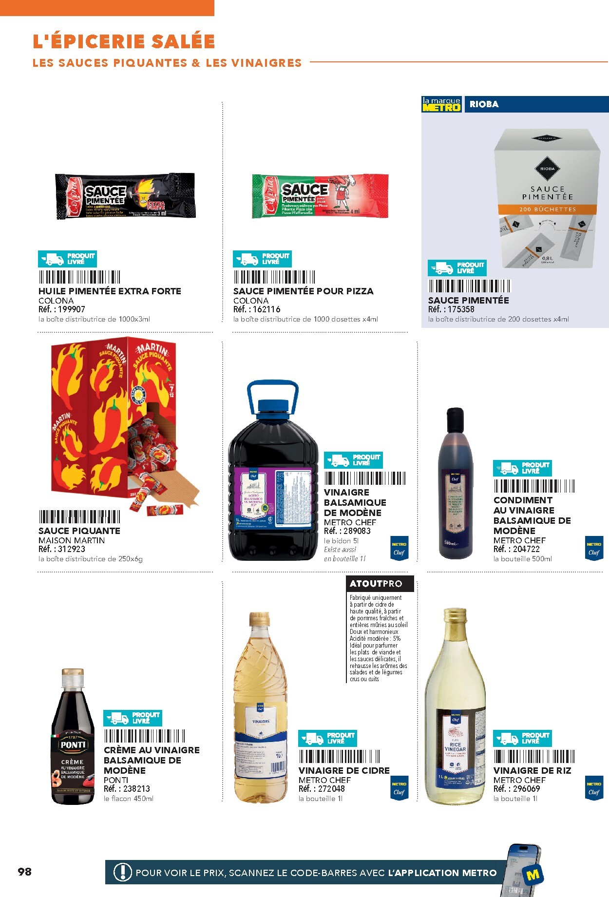 metro - Current Metro - #Restauration rapide leaflet valid from de jeudi 16/04/2026 to de jeudi 31/12/2026 - page: 98
