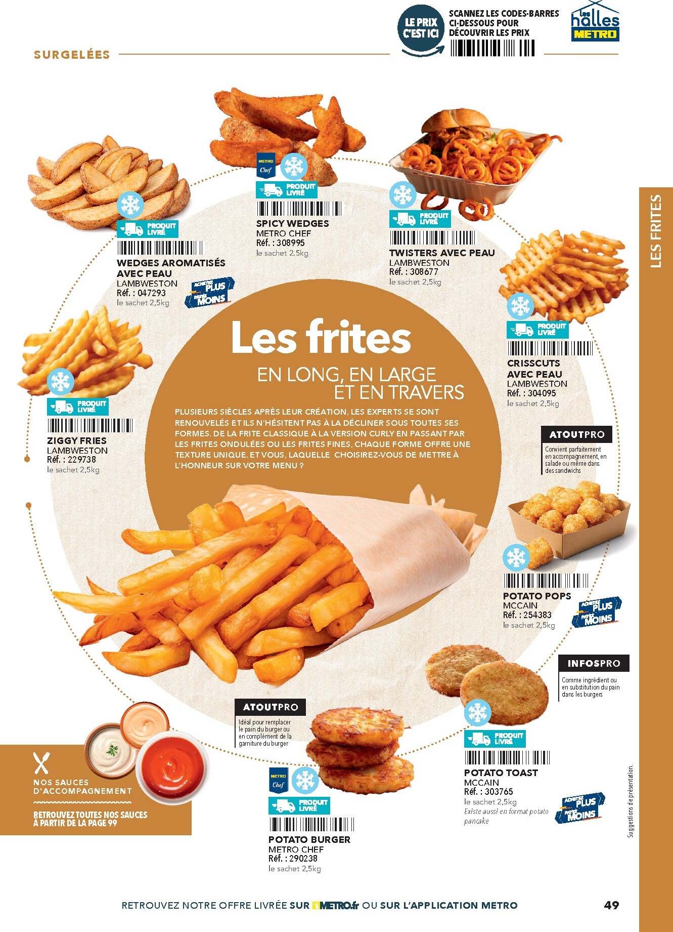 metro - Current Metro - #Restauration rapide leaflet valid from de jeudi 16/04/2026 to de jeudi 31/12/2026 - page: 49