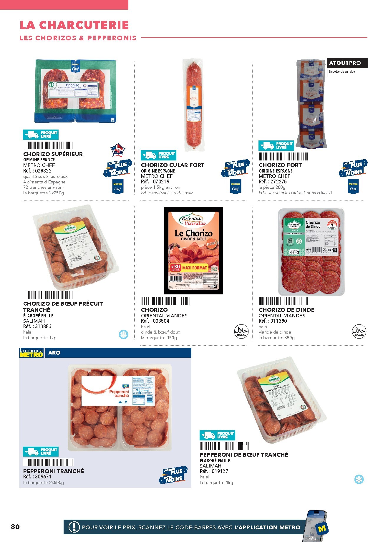 metro - Current Metro - #Restauration rapide leaflet valid from de jeudi 16/04/2026 to de jeudi 31/12/2026 - page: 80