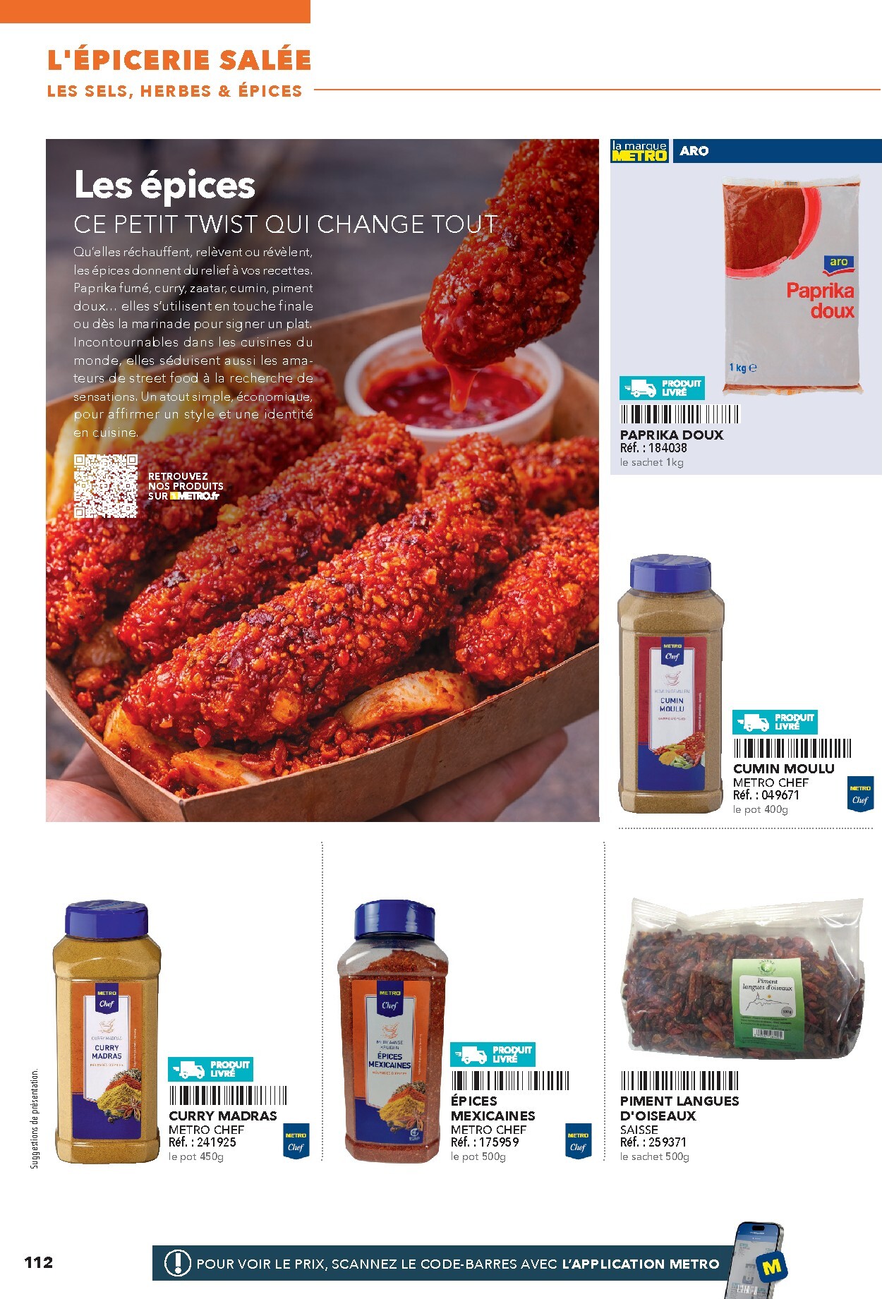 metro - Current Metro - #Restauration rapide leaflet valid from de jeudi 16/04/2026 to de jeudi 31/12/2026 - page: 112