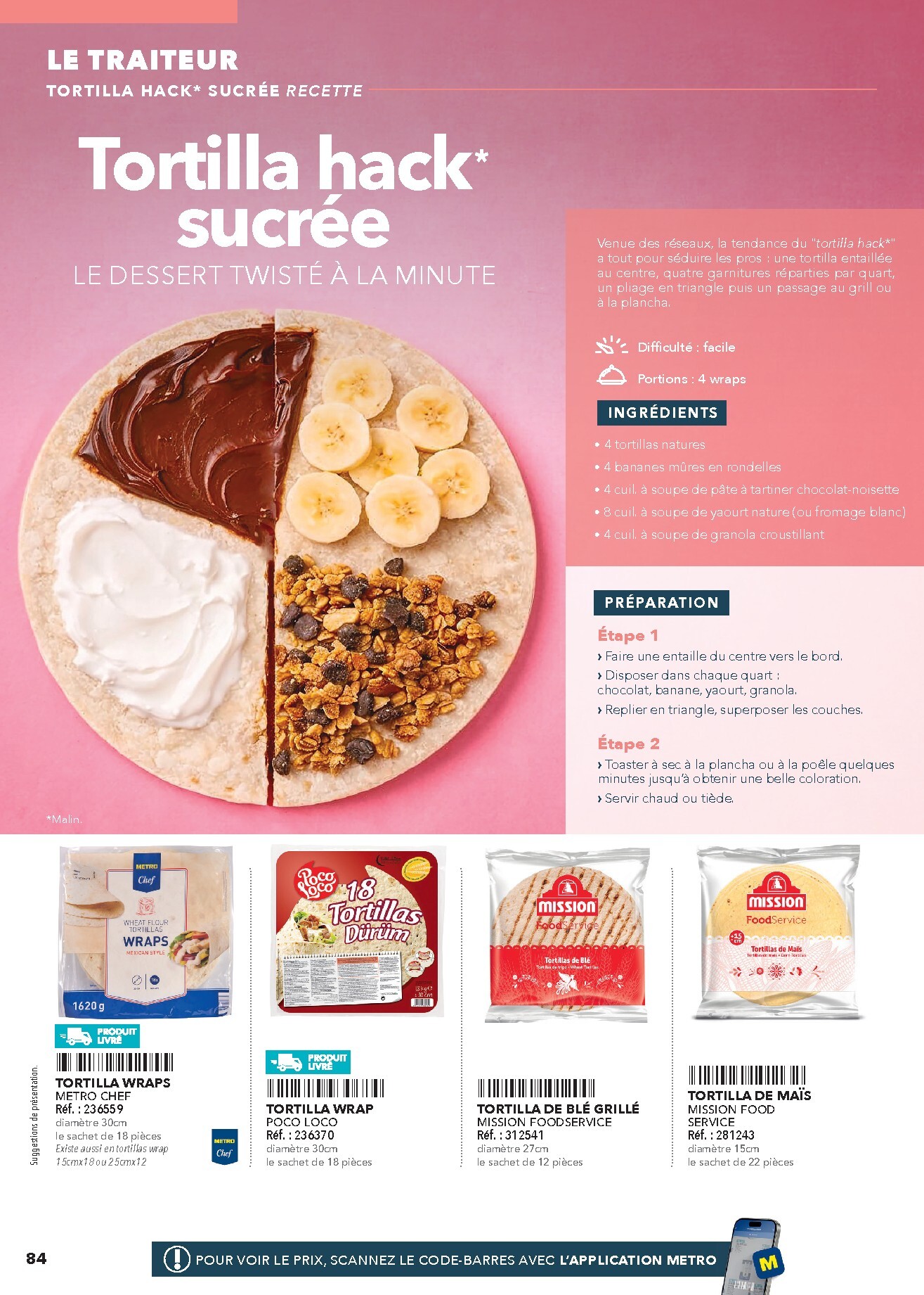 metro - Current Metro - #Restauration rapide leaflet valid from de jeudi 16/04/2026 to de jeudi 31/12/2026 - page: 84