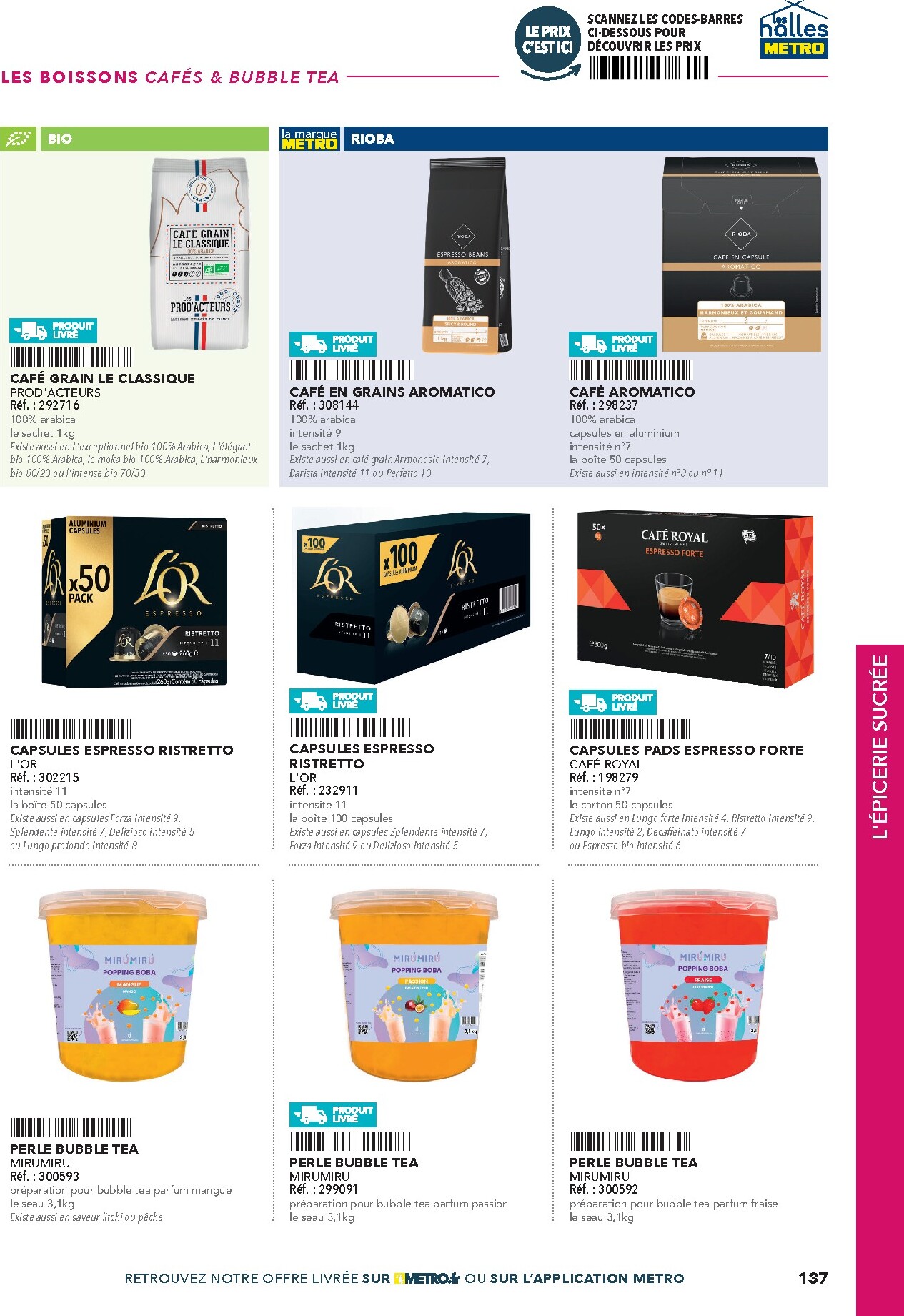 metro - Current Metro - #Restauration rapide leaflet valid from de jeudi 16/04/2026 to de jeudi 31/12/2026 - page: 137