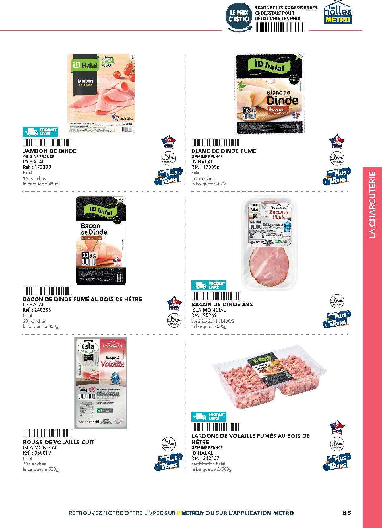 metro - Current Metro - #Restauration rapide leaflet valid from de jeudi 16/04/2026 to de jeudi 31/12/2026 - page: 83