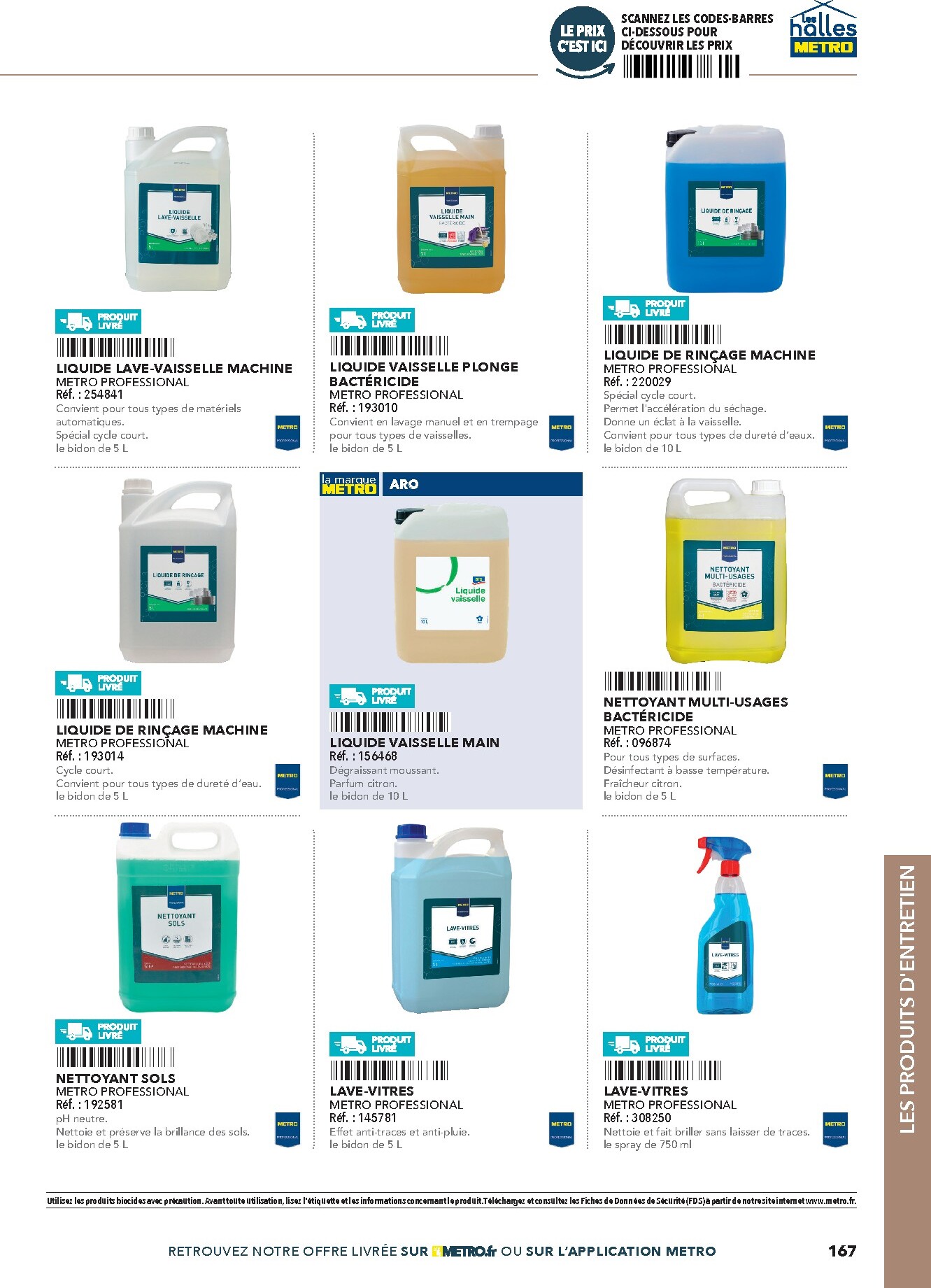 metro - Current Metro - #Restauration rapide leaflet valid from de jeudi 16/04/2026 to de jeudi 31/12/2026 - page: 167