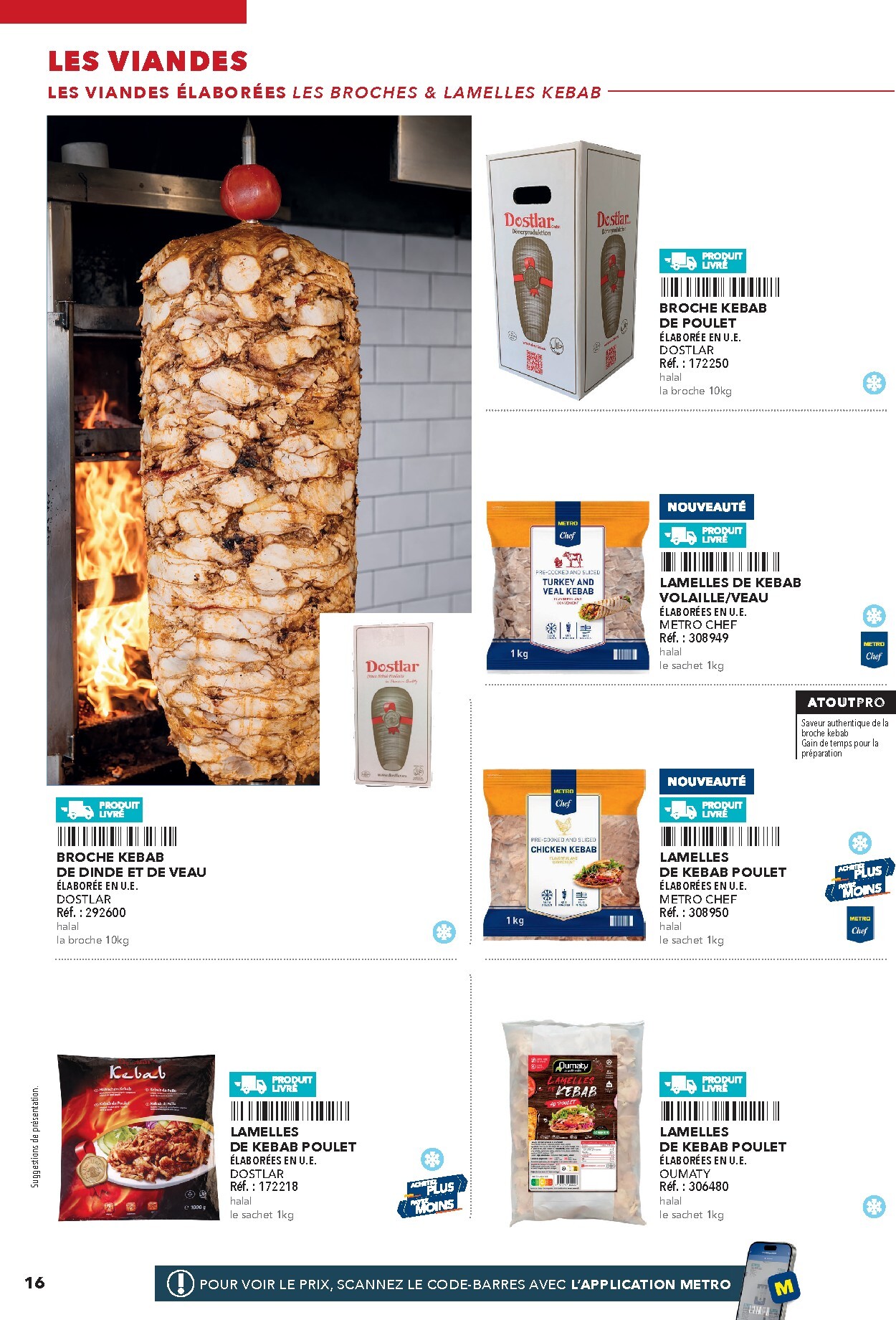 metro - Current Metro - #Restauration rapide leaflet valid from de jeudi 16/04/2026 to de jeudi 31/12/2026 - page: 16