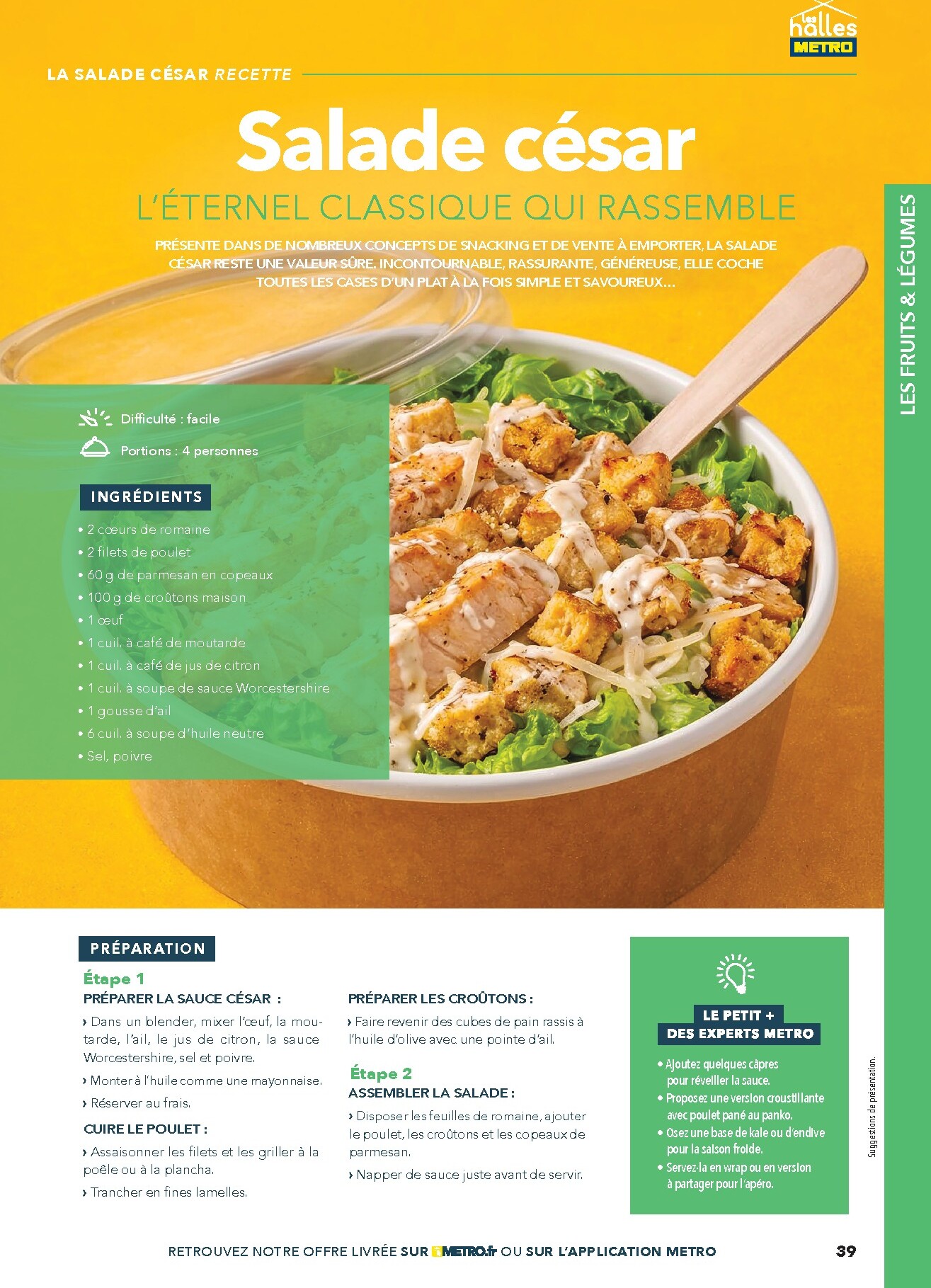 metro - Current Metro - #Restauration rapide leaflet valid from de jeudi 16/04/2026 to de jeudi 31/12/2026 - page: 39