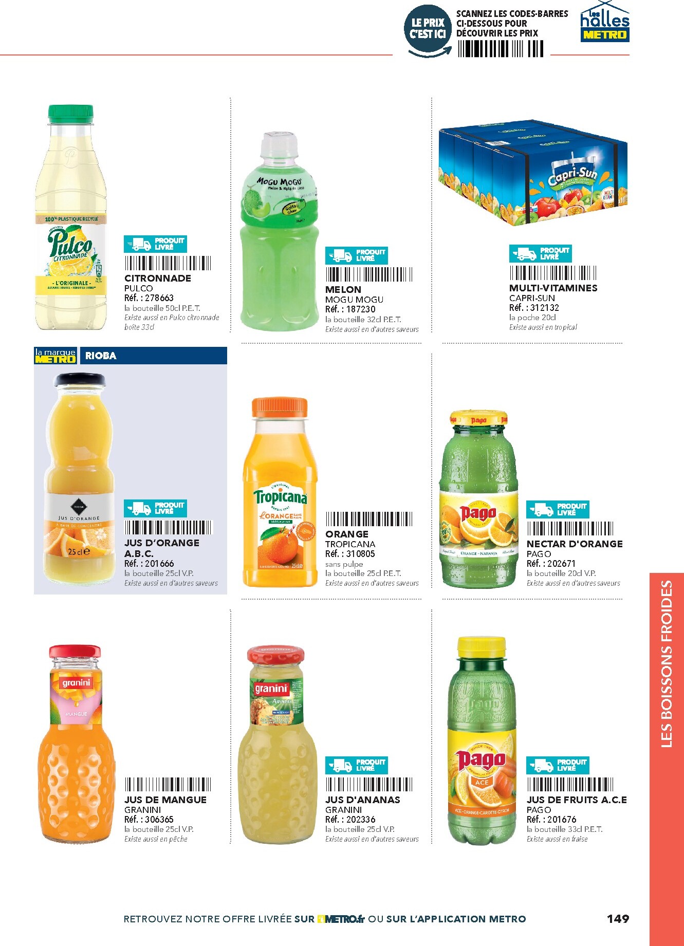 metro - Current Metro - #Restauration rapide leaflet valid from de jeudi 16/04/2026 to de jeudi 31/12/2026 - page: 149